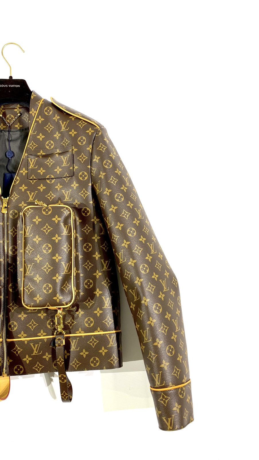 Louis Vuitton Louis Vuitton Monogram Admiral 46 Leather Jacket Virgil Size US S / EU 44-46 / 1 - 5 Thumbnail