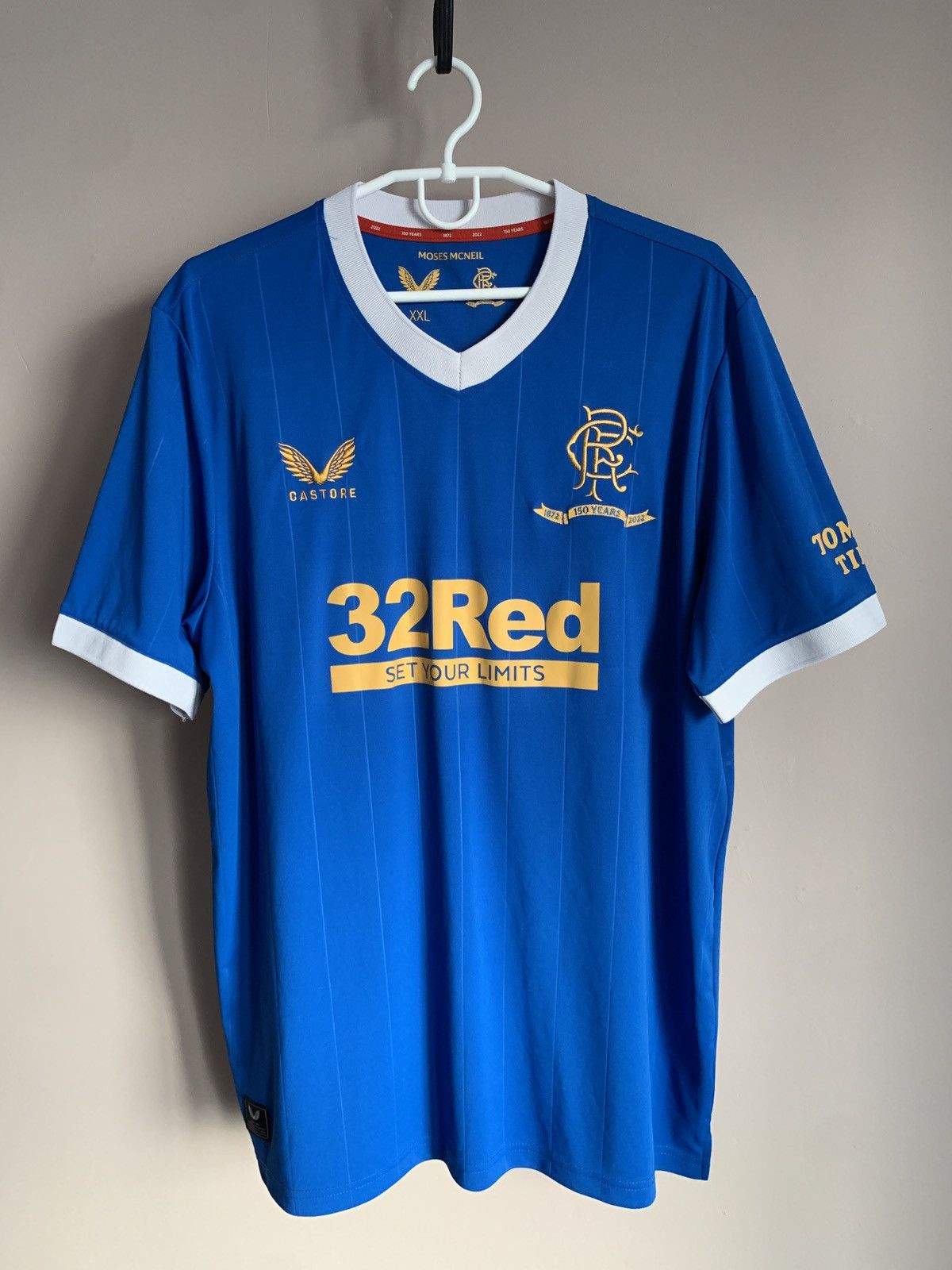 Other Glasgow Rangers Gers 2021 home soccer football jersey shirt Size US XXL / EU 58 / 5 - 1 Thumbnail