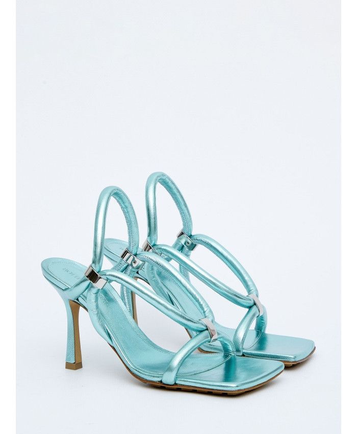 Bottega Veneta o1n1vont1024 Stretch Strap Sandals in Icy Moon Size US 8.5 / IT 38.5 - 2 Thumbnail