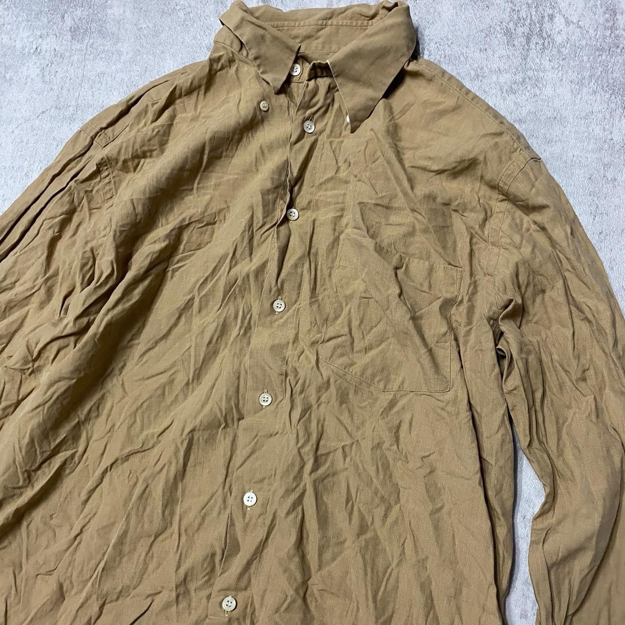 Hugo Boss Boss brown shirt vintage Size US L / EU 52-54 / 3 - 2 Thumbnail