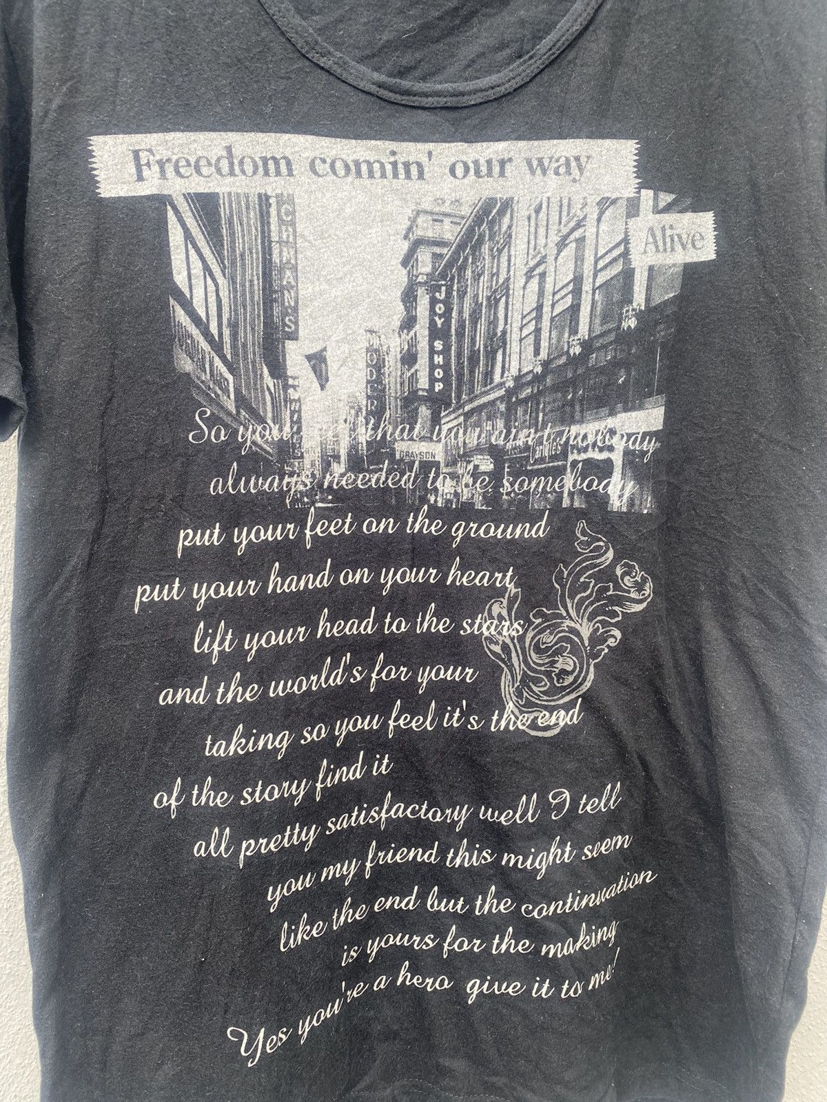 14th Addiction × Affliction × JNCO Japanese Brand Edge Rupert Poem Tshirt Size US M / EU 48-50 / 2 - 5 Thumbnail