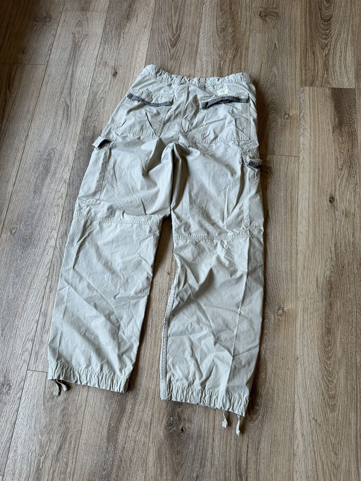 Gap Vintage Gap Wide Leg Cargo Pants Beige Cotton Size US 32 / EU 48 - 2 Thumbnail