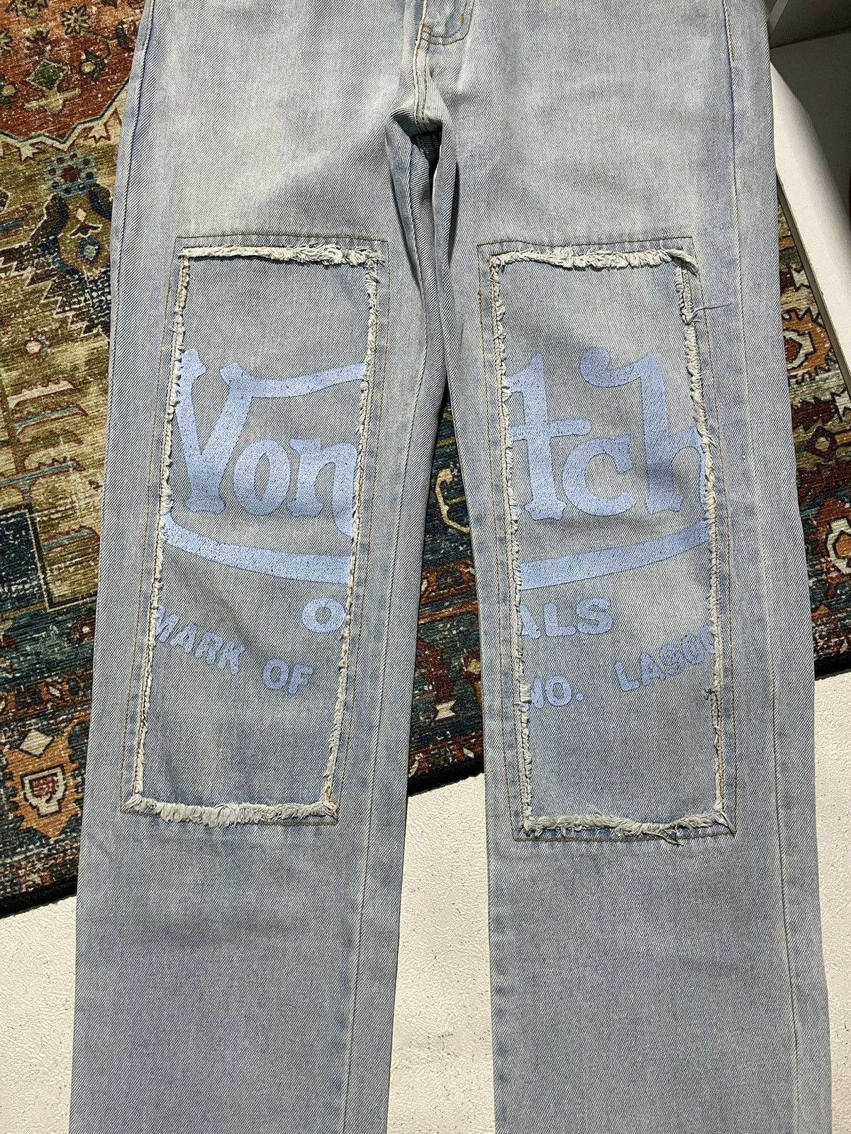 Von Dutch SOOOOLLLDD Vintage 2000's Y2k Denim Pants Vonducth Size US 30 / EU 46 - 5 Thumbnail
