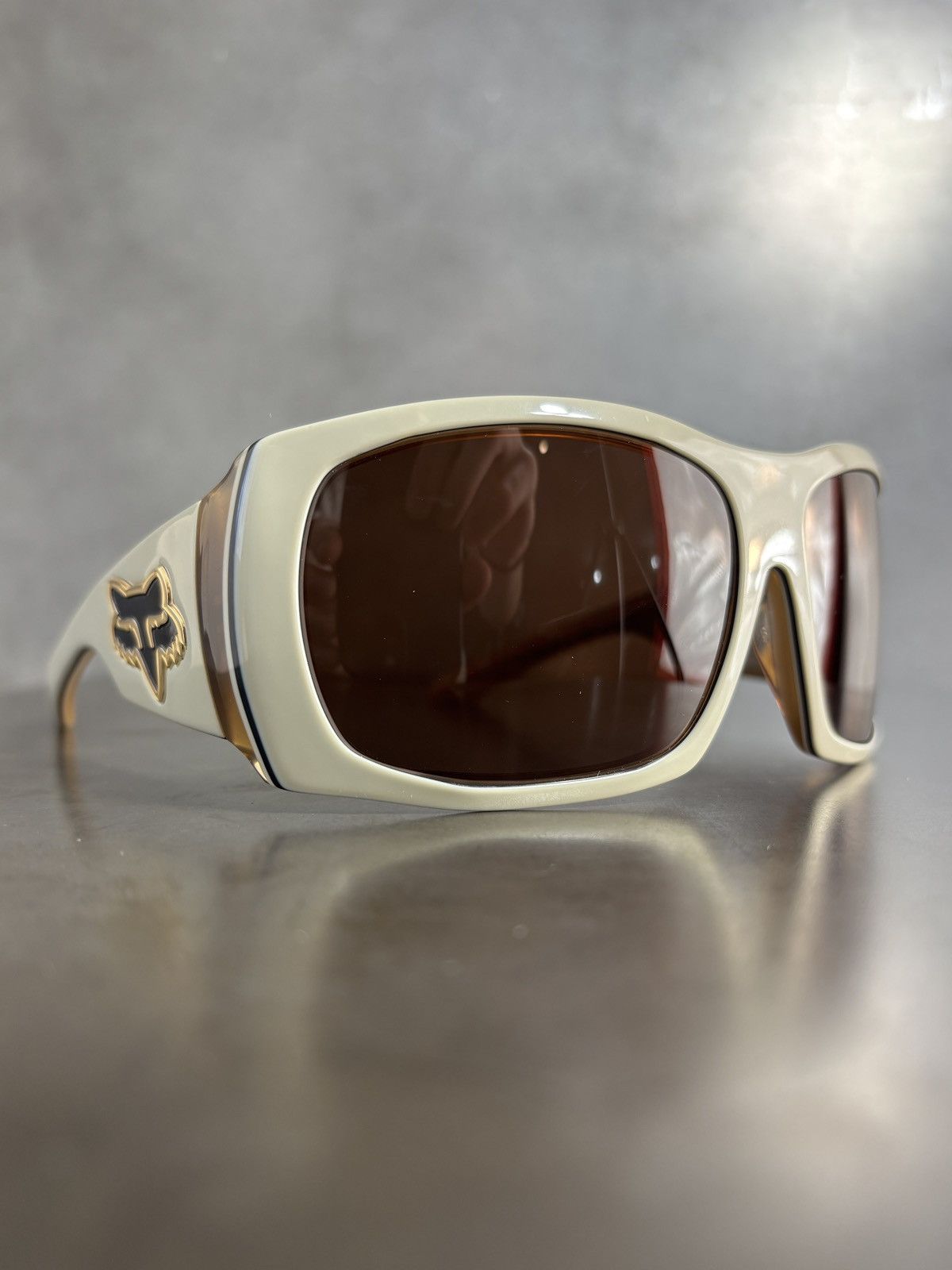 Fox Racing × Oakley 2007 Oakley Fox Racing Sunglasses The Story 2000s Fox Head Size ONE SIZE - 18 Thumbnail