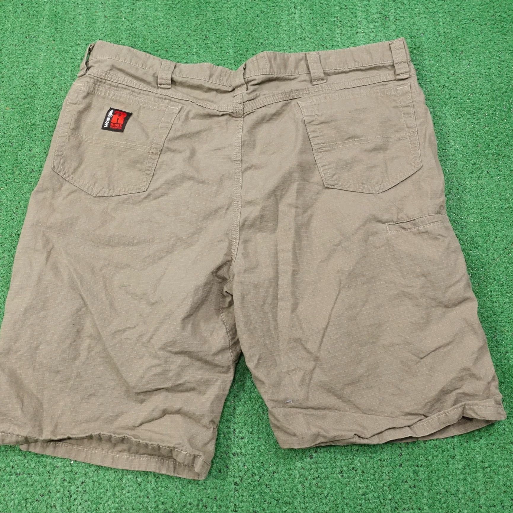 Wrangler Wrangler Riggs Workwear Shorts Mens 42 Khaki Beige Ripstop Cargo Work Size US 40 / EU 56 - 4 Thumbnail
