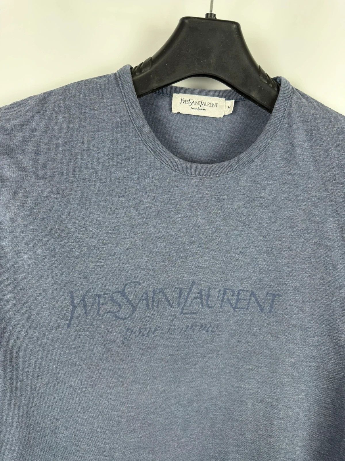 Yves Saint Laurent Yves Saint Laurent Big Logo Longsleeve Vintage size M Size US M / EU 48-50 / 2 - 4 Thumbnail