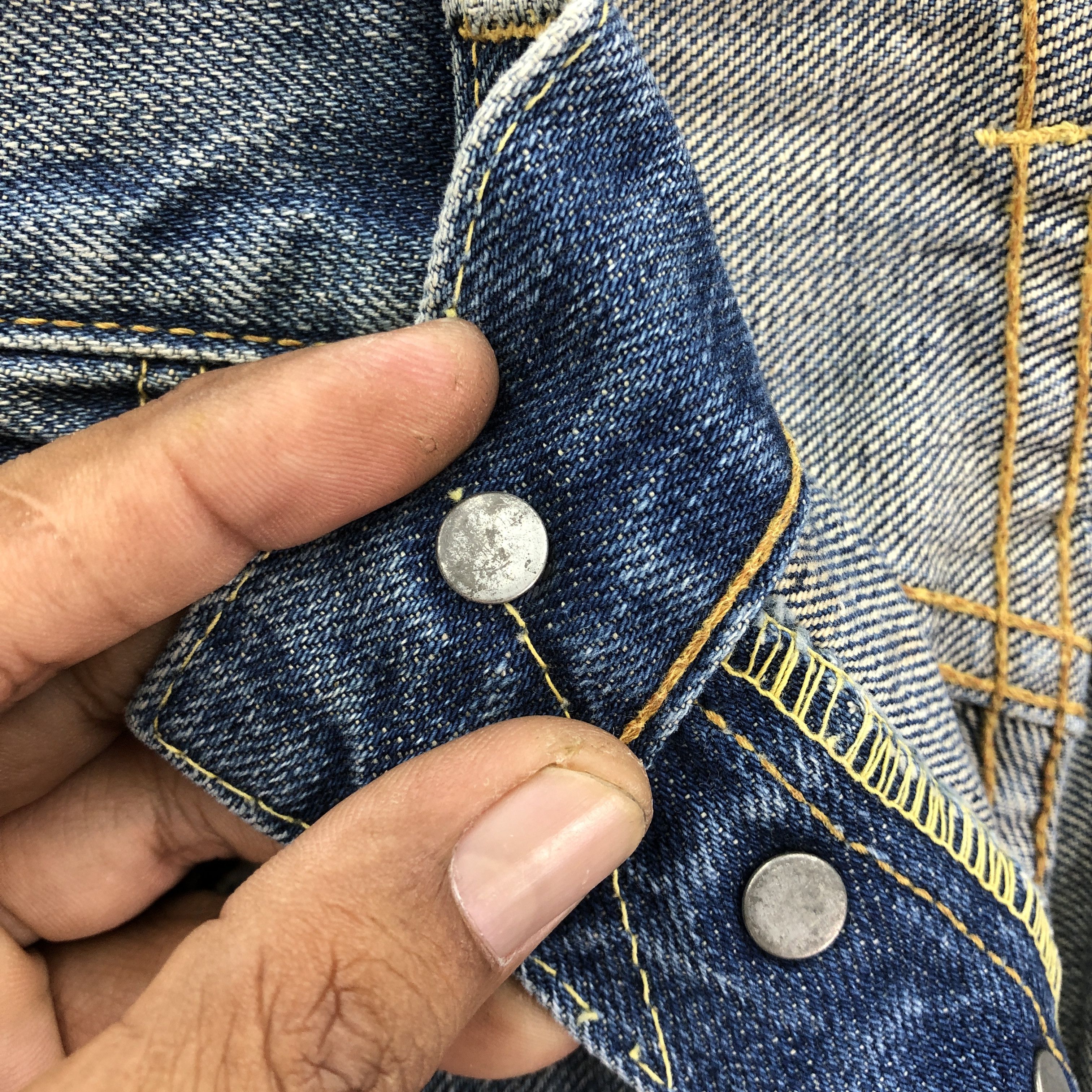 Levi's Distressed Levis 501 Jeans Selvedge Levi's 501 Redline Denim Size 28" / US 6 / IT 42 - 7 Thumbnail