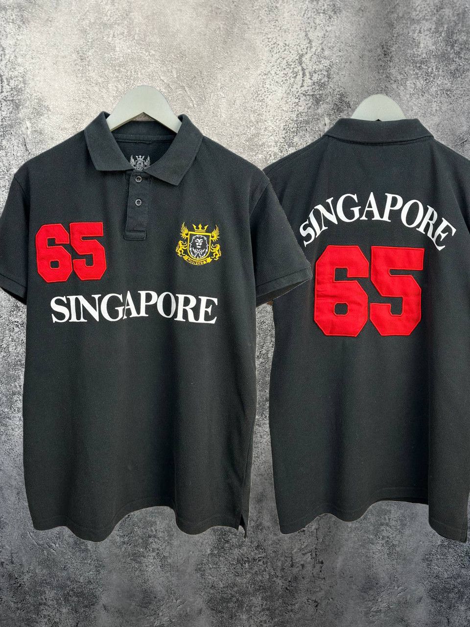 Other Guardian Angel "Singapore" #65 Polo Shirt Lion City Chief Size US L / EU 52-54 / 3 - 1 Thumbnail