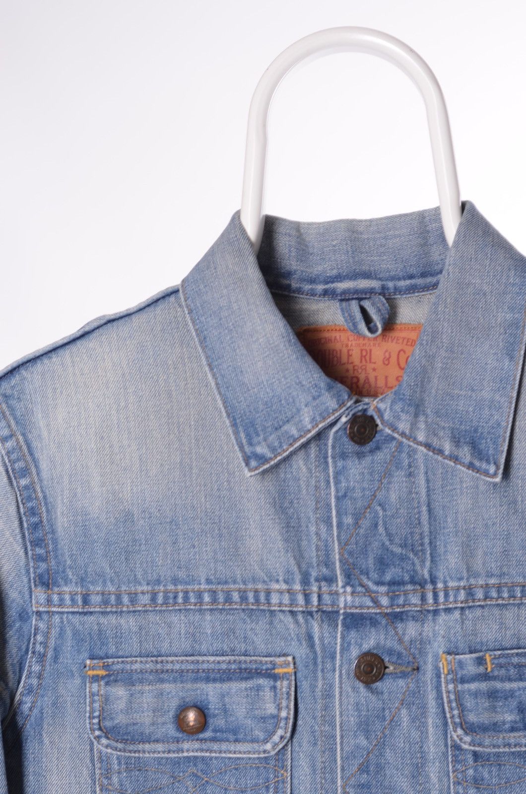 RRL Ralph Lauren RRL RALPH LAUREN ROPER TYPE II SELVEDGE DENIM JACKET 🔥 Size US S / EU 44-46 / 1 - 2 Thumbnail