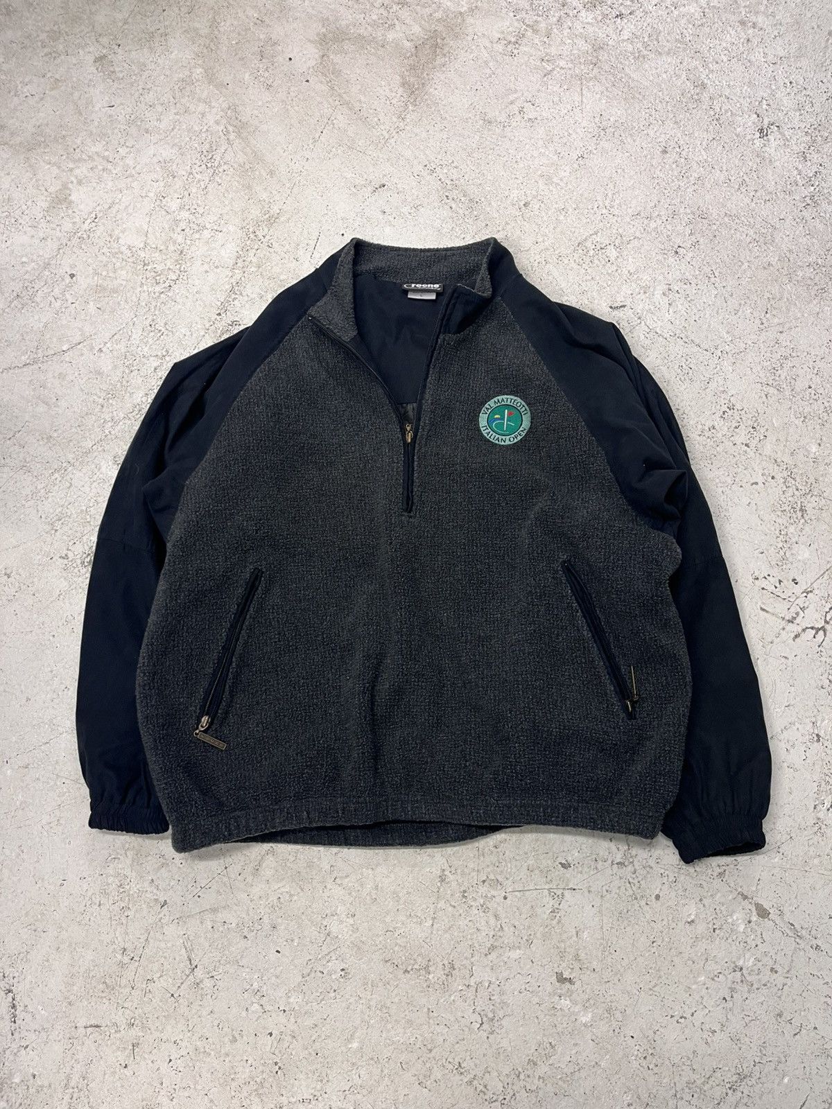 Vintage Vintage golf quarter zip fleece jacket Size US L / EU 52-54 / 3 - 2 Thumbnail