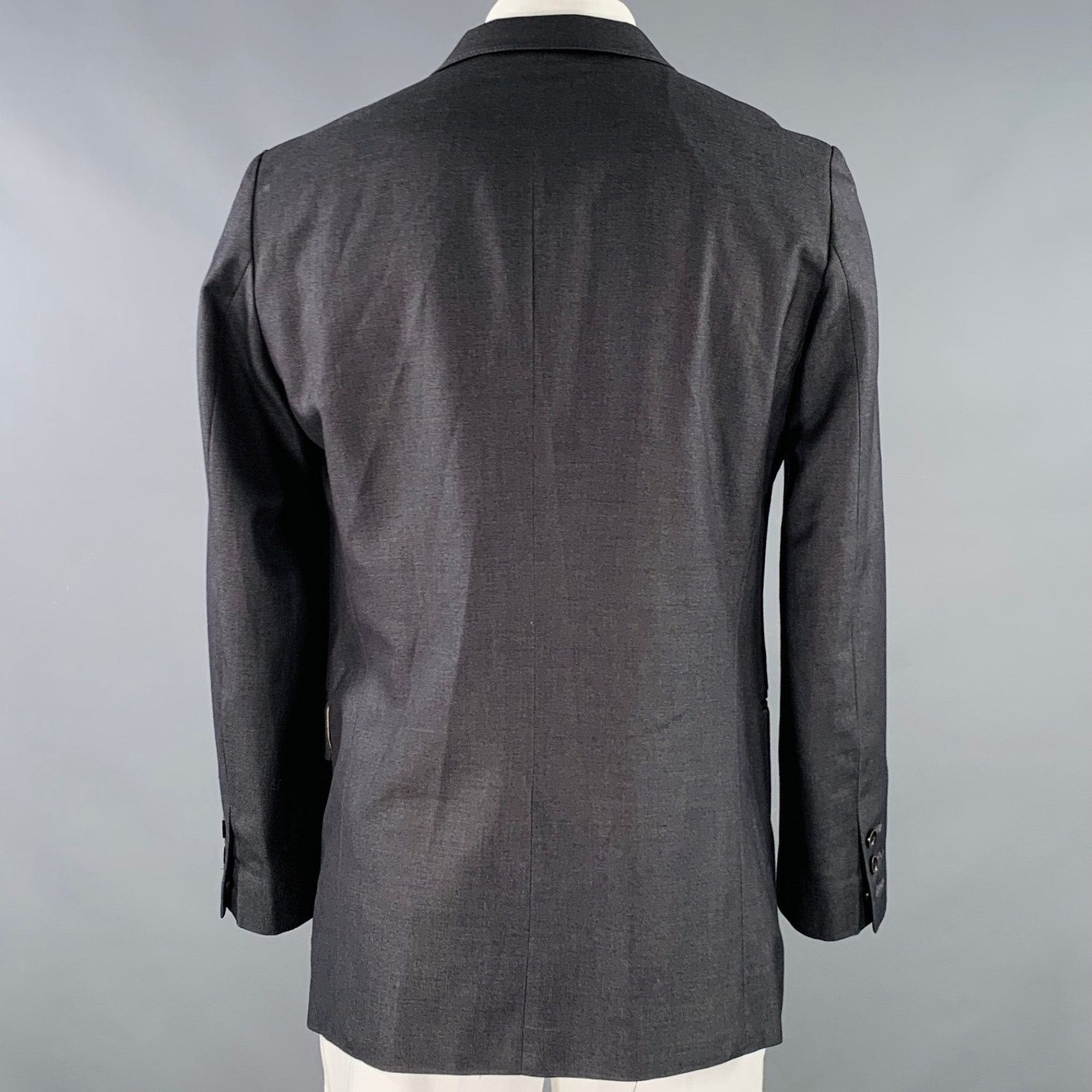 Trovata Size 44 Grey Polyester Blend Single Breasted Sport Coat Size 44R - 3 Thumbnail
