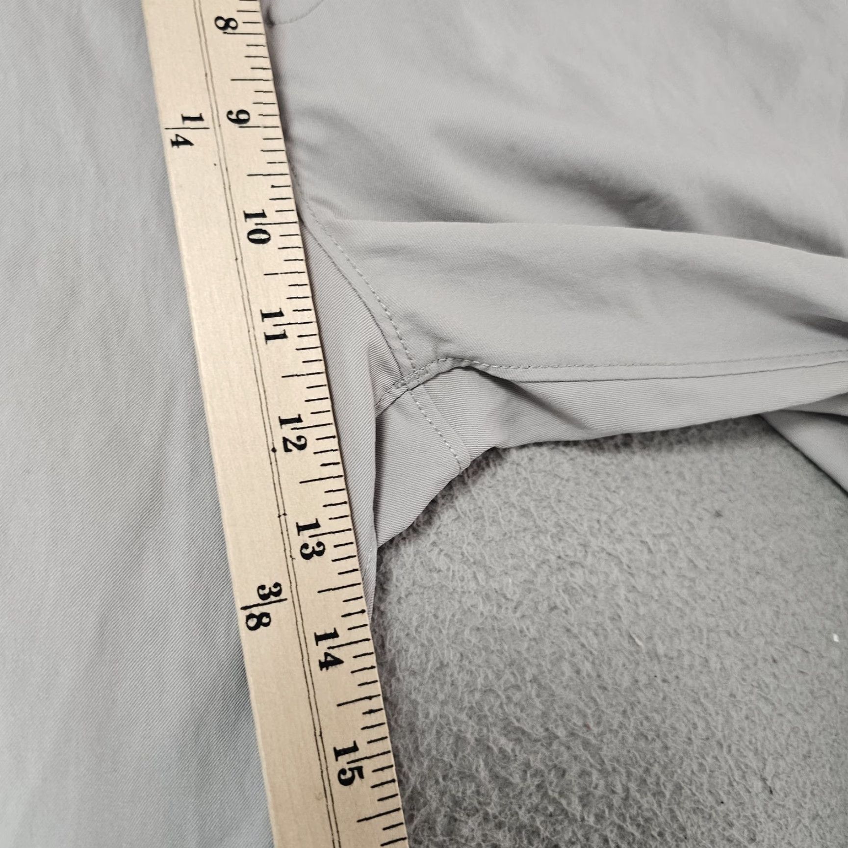 Vintage Public Rec Pants Mens 42x25 Gray Performance Stretch Polyester Golf Lightweight Size US 42 / EU 58 - 4 Thumbnail