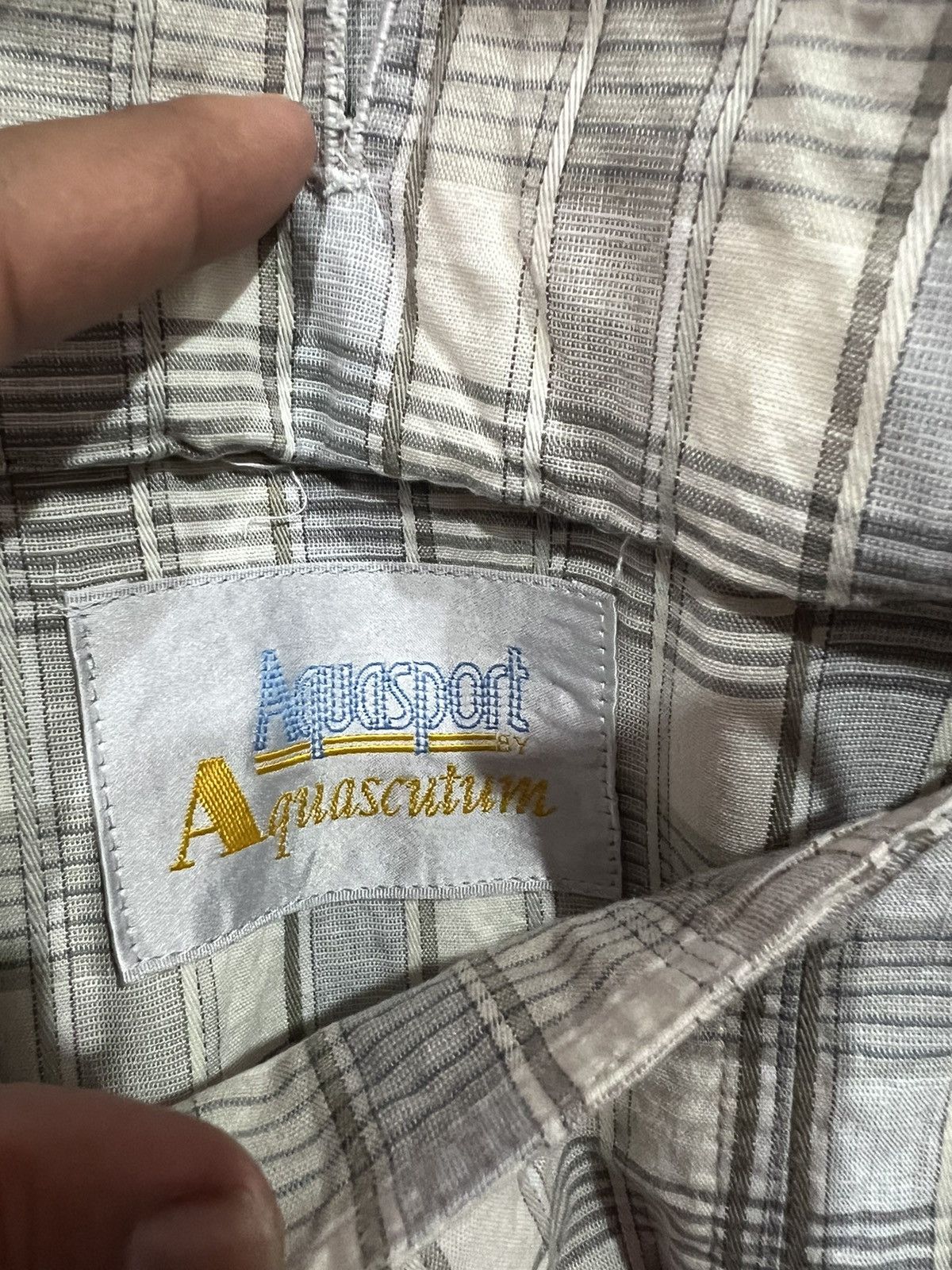 Aquascutum 🔥 REVERSABLE BOMBER AQUASCUTUM SPORT PLAID JACKET - M Size US M / EU 48-50 / 2 - 12 Thumbnail