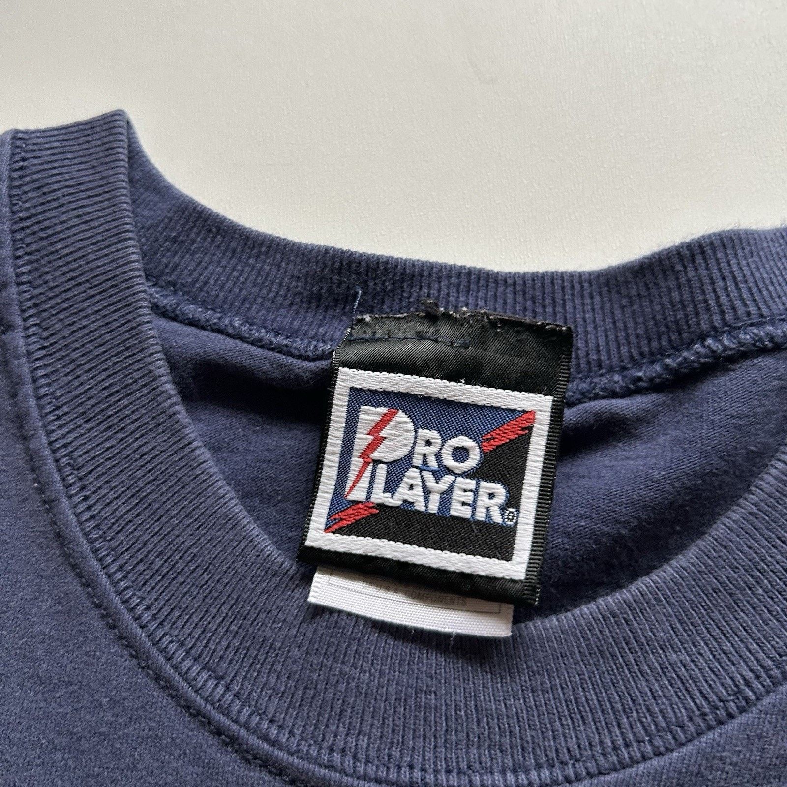 NFL × Pro Player × Vintage Vintage 90s Pro Player Miami Dolphins NFL T-Shirt Large Blue Size US L / EU 52-54 / 3 - 4 Thumbnail