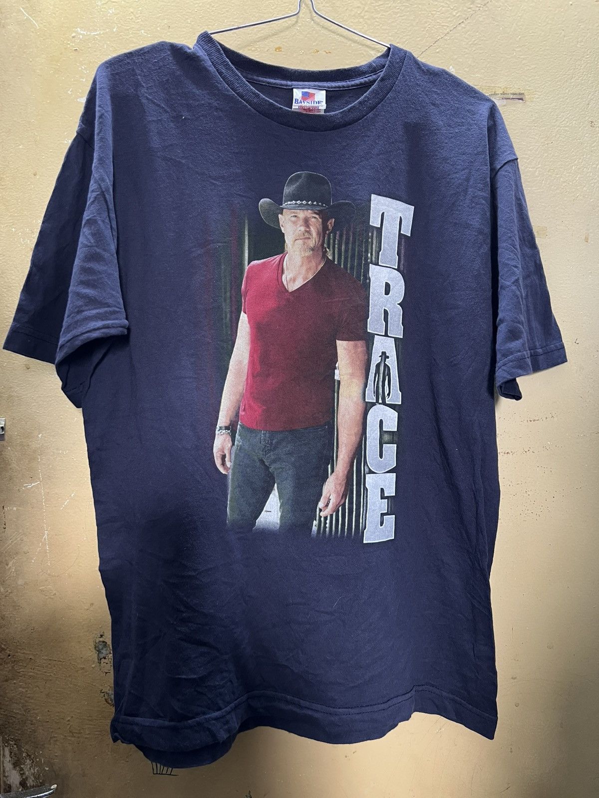 Band Tees Trace adkins tour 2016 tee blue black Size US M / EU 48-50 / 2 - 1 Thumbnail