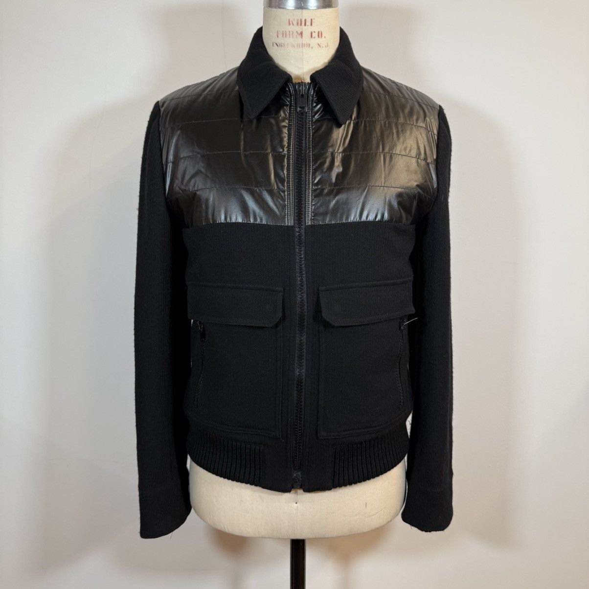 Dior Dior Homme Hybrid Wool/Quilted Nylon zip Jacket - Size 54 Size US L / EU 52-54 / 3 - 1 Thumbnail