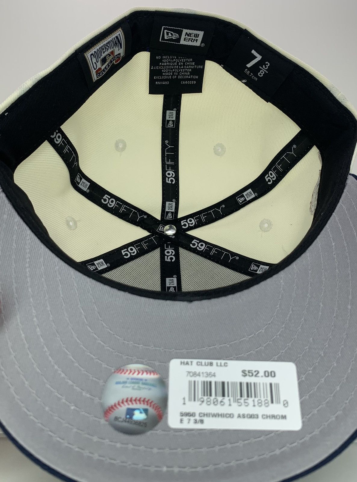 Hat Club HAT CLUB Rushmore Chicago White Sox 2003 All Star Size 7 3/8 Size ONE SIZE - 5 Thumbnail