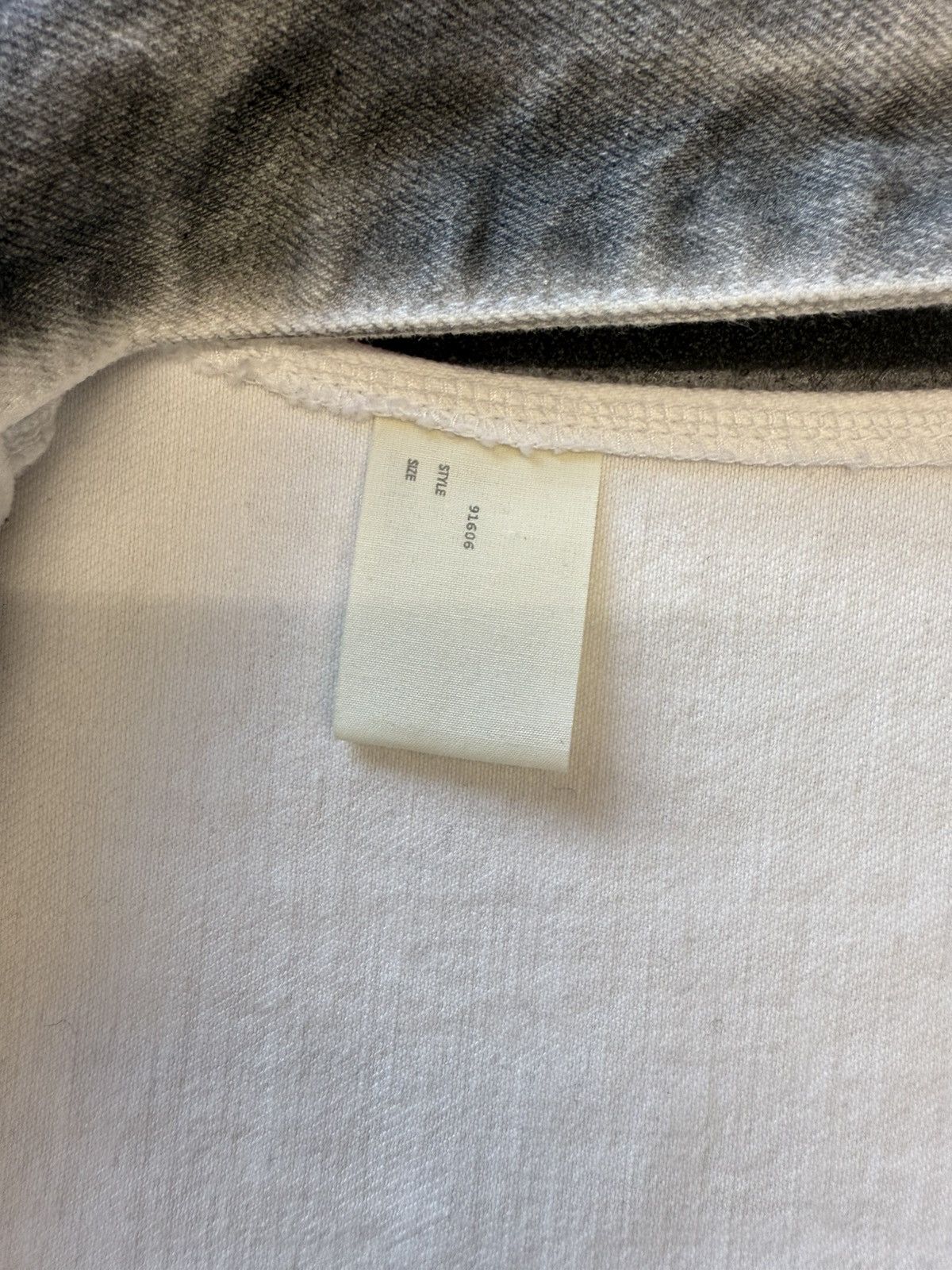 Japanese Brand Congruent Space White Denim Distressed Jacket Size US M / EU 48-50 / 2 - 5 Thumbnail