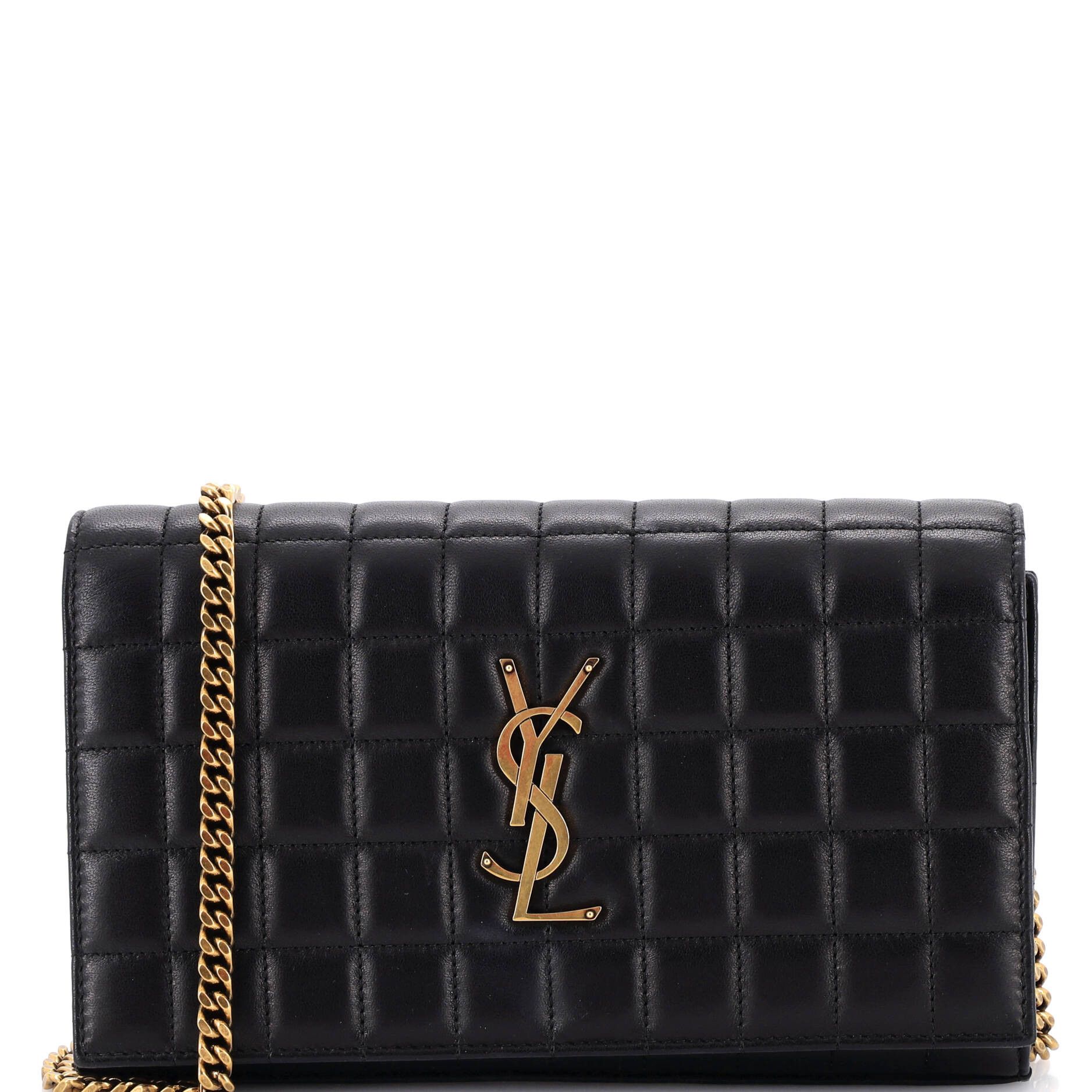Saint Laurent Paris Cassandre Wallet on Chain Size ONE SIZE - 1 Thumbnail
