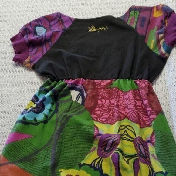 Desigual Desigual Banded Short Slv Pocket Multicolored Graphics Gathe Size S / US 4 / IT 40 - 13 Thumbnail