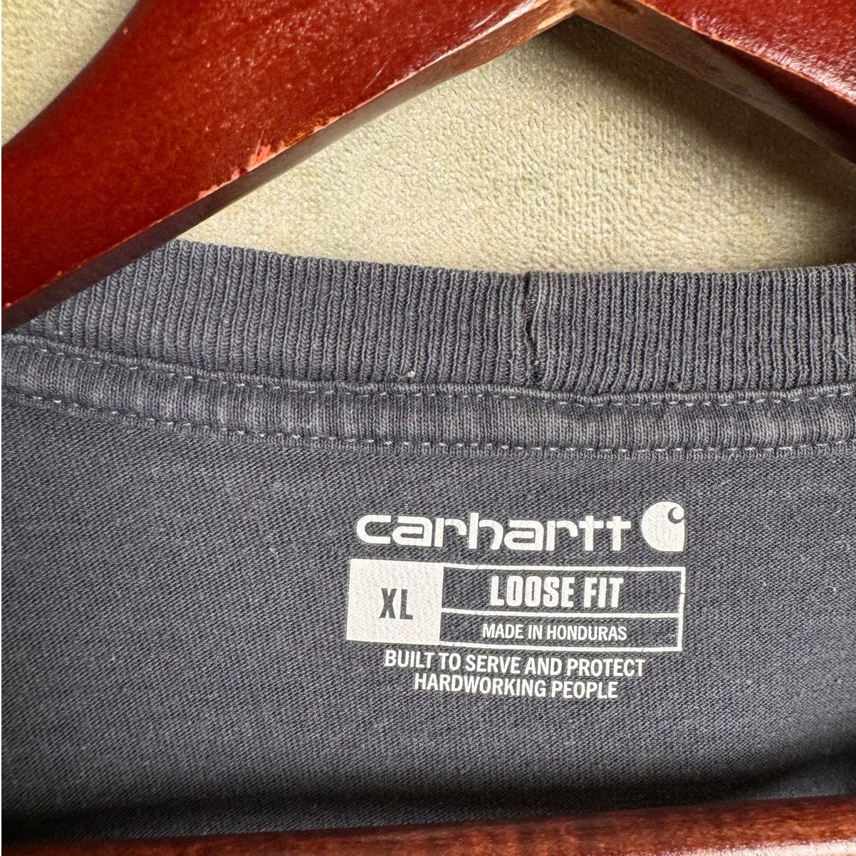 Carhartt Carhartt Pocket T Shirt Mens Sz XL Gray Loose Fit Work Wear Size US XL / EU 56 / 4 - 7 Thumbnail