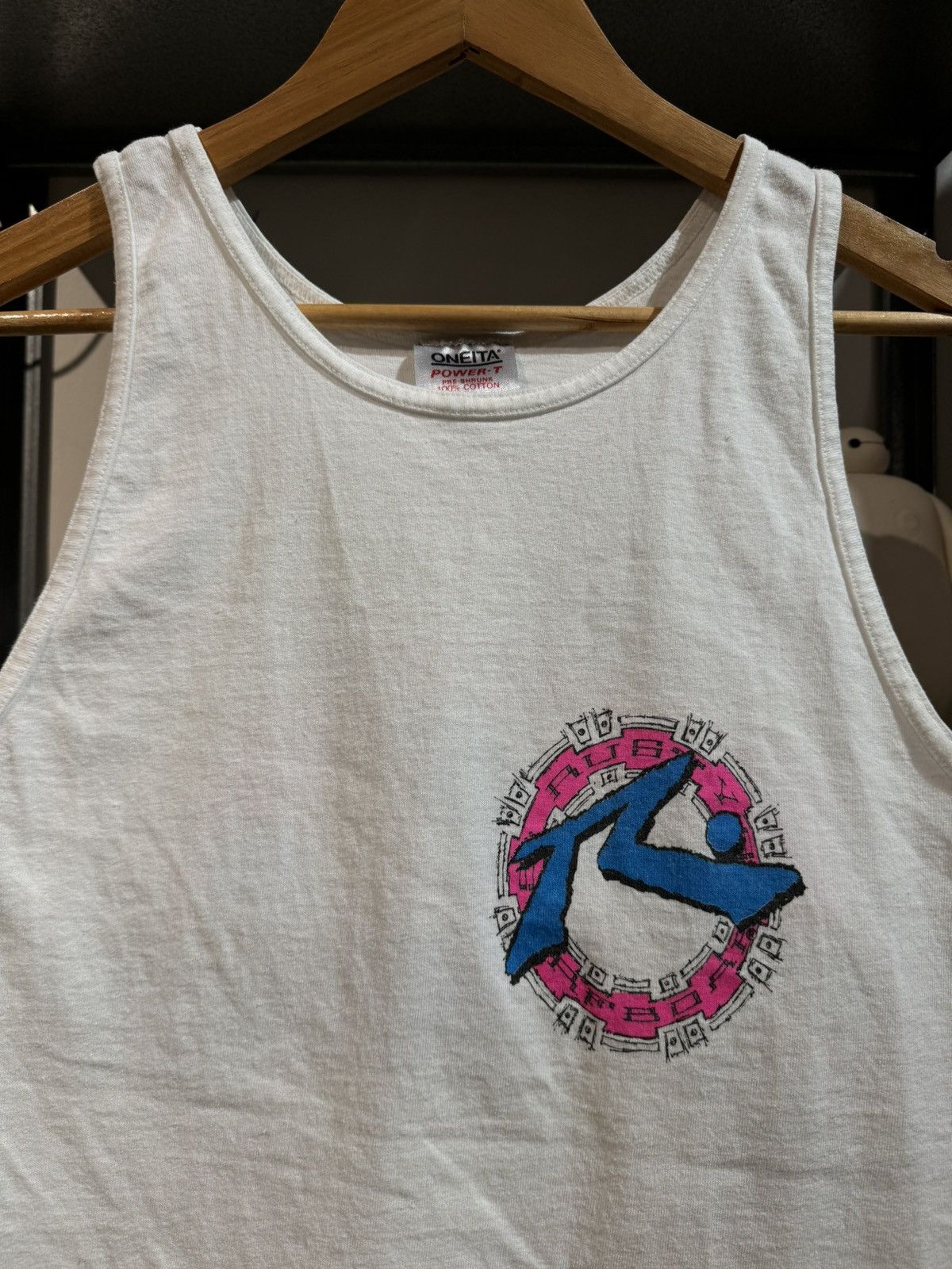 Vintage Vintage 90s Rusty SurfBoard Tank Top Oneita Tag Size US XS / EU 42 / 0 - 5 Thumbnail