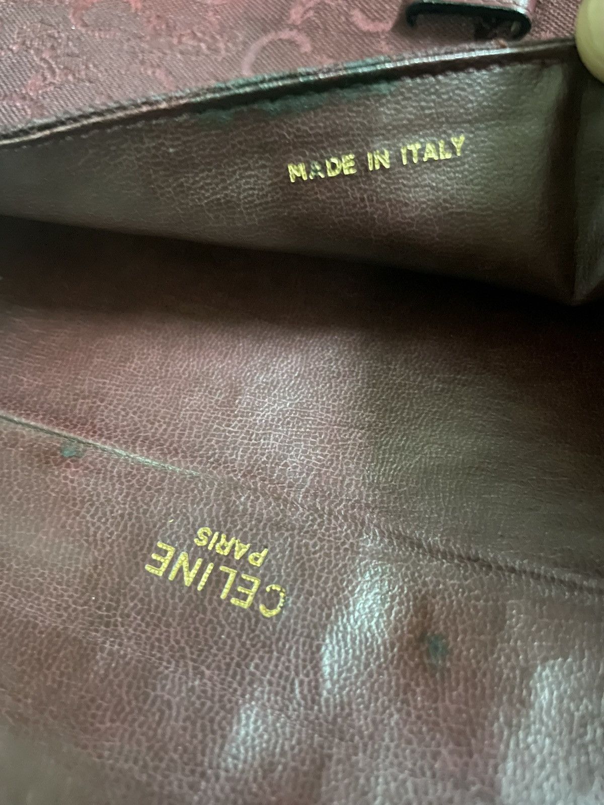 Celine Vintage Celine Macadam Canvas Clutch Bag Size ONE SIZE - 3 Thumbnail