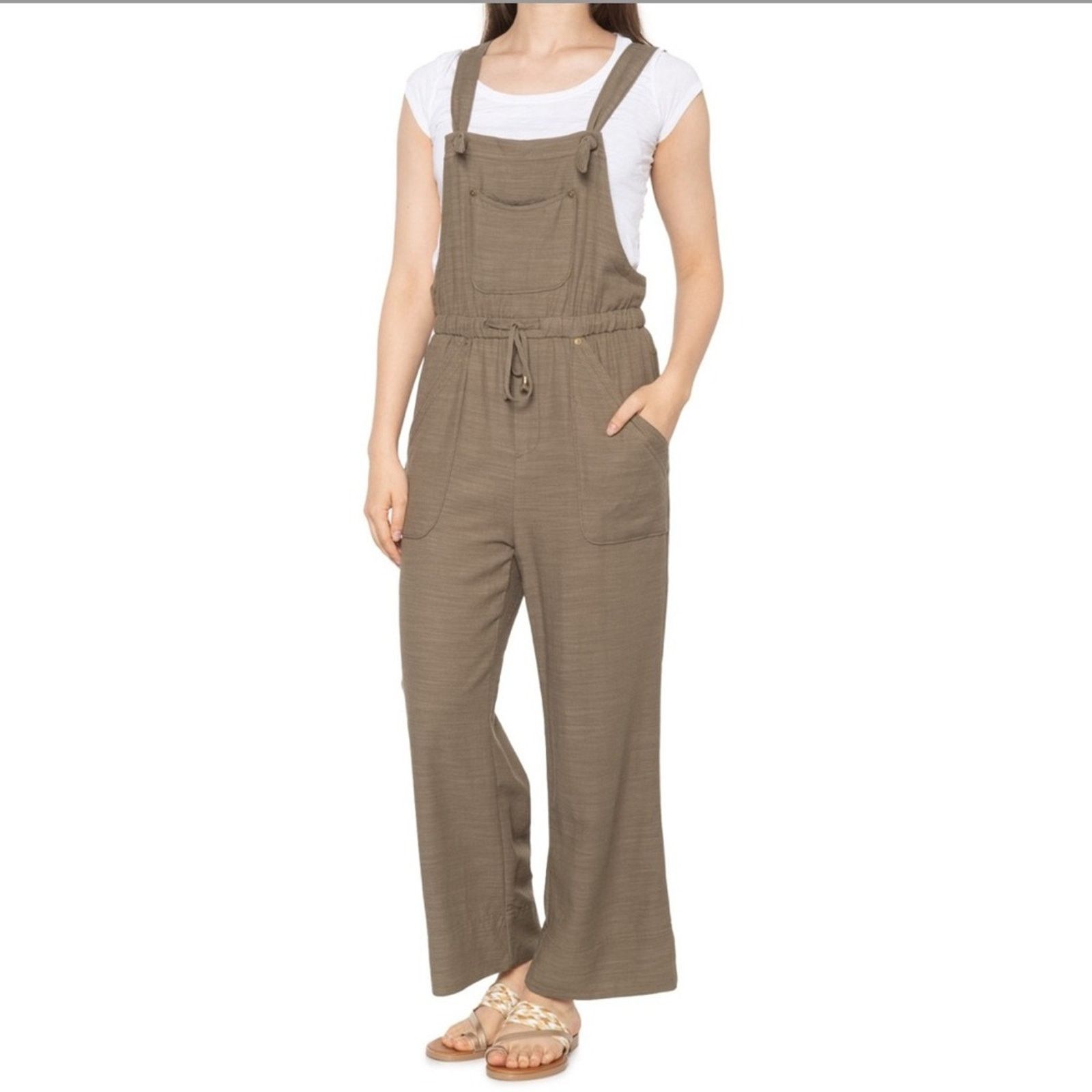 Other 🎉LAST PIECE🎉Democracy Knotted Cropped Overalls Size 32" / US 10 / IT 46 - 5 Thumbnail