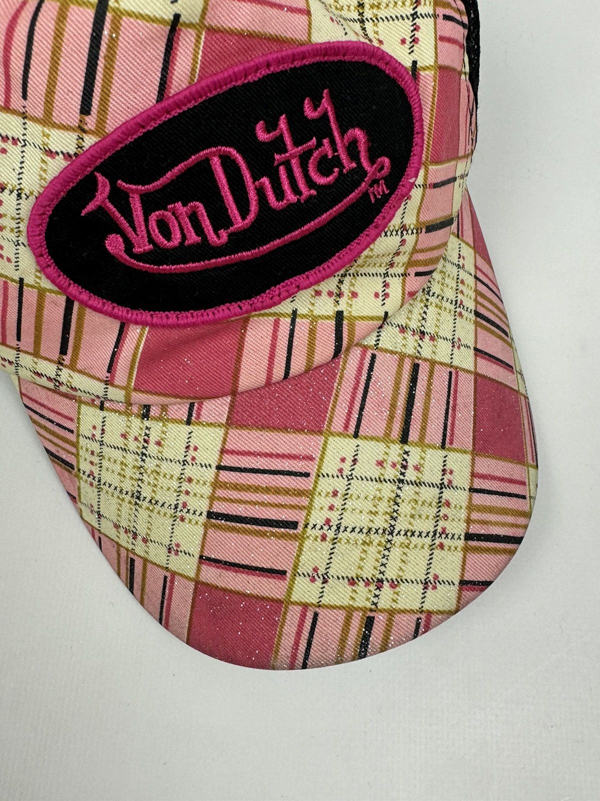 Von Dutch Vintage Von Dutch Cap Tracker Hat Plaid Size ONE SIZE - 6 Thumbnail