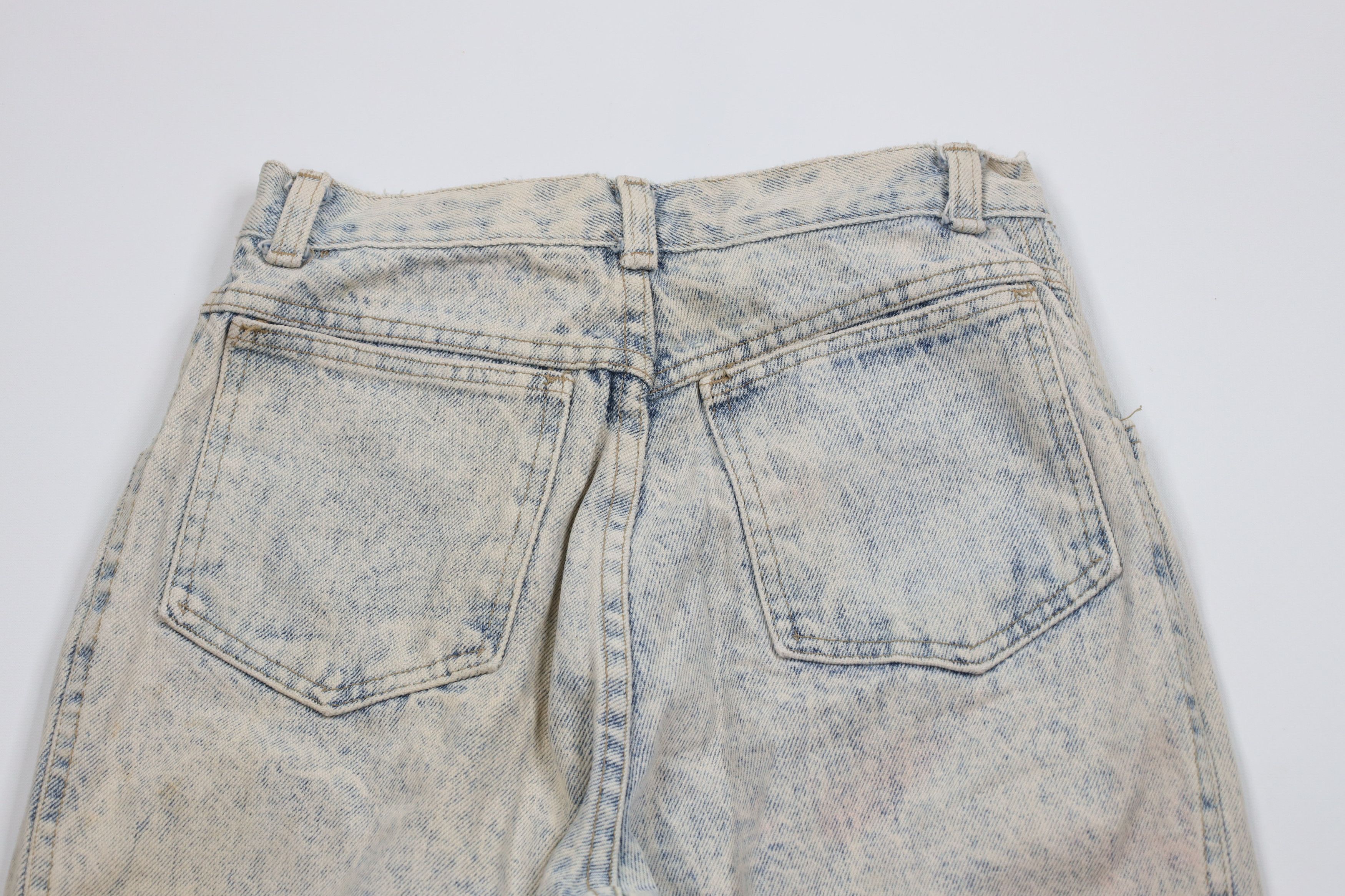 Vintage Vintage 80s 90s Streetwear Acid Wash Tapered Leg Denim Jeans Size 25" / US 0 / IT 36 - 11 Thumbnail