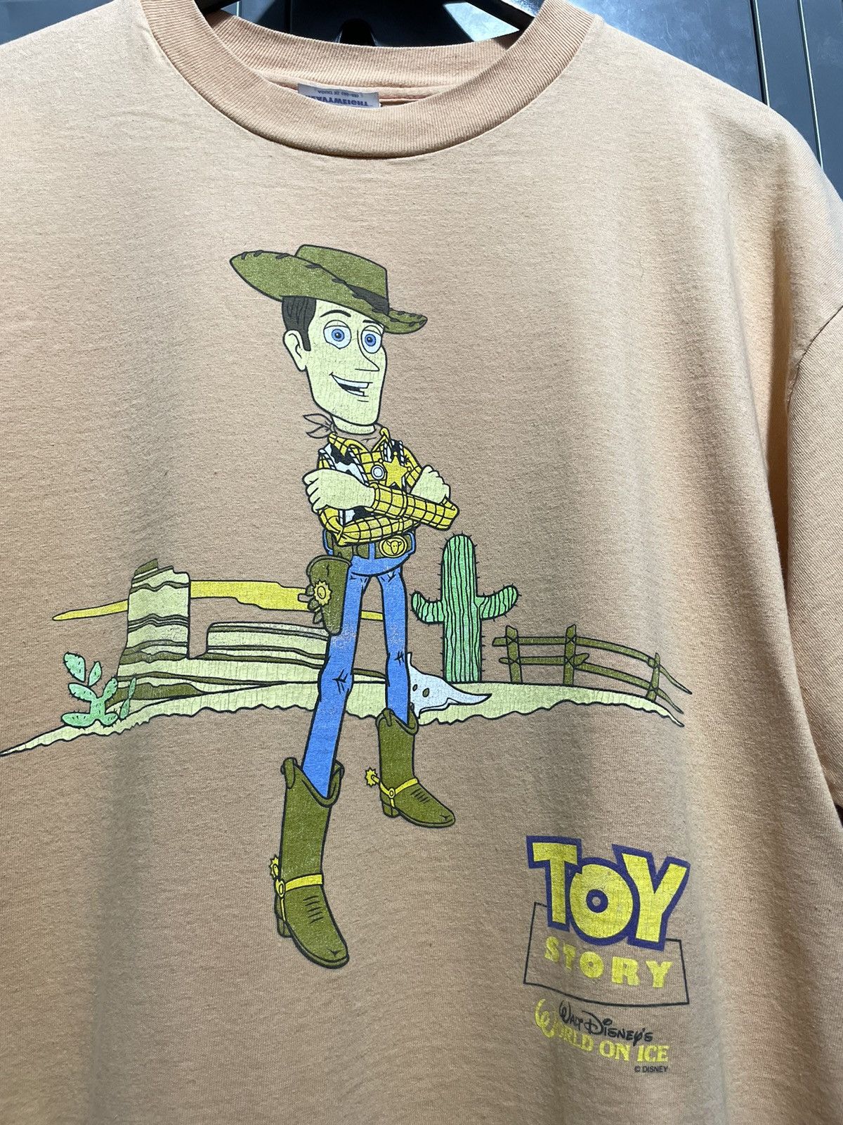 Disney Toy Story Woody vintage Disney on Ice 90s single stitch fade Size US XL / EU 56 / 4 - 3 Thumbnail