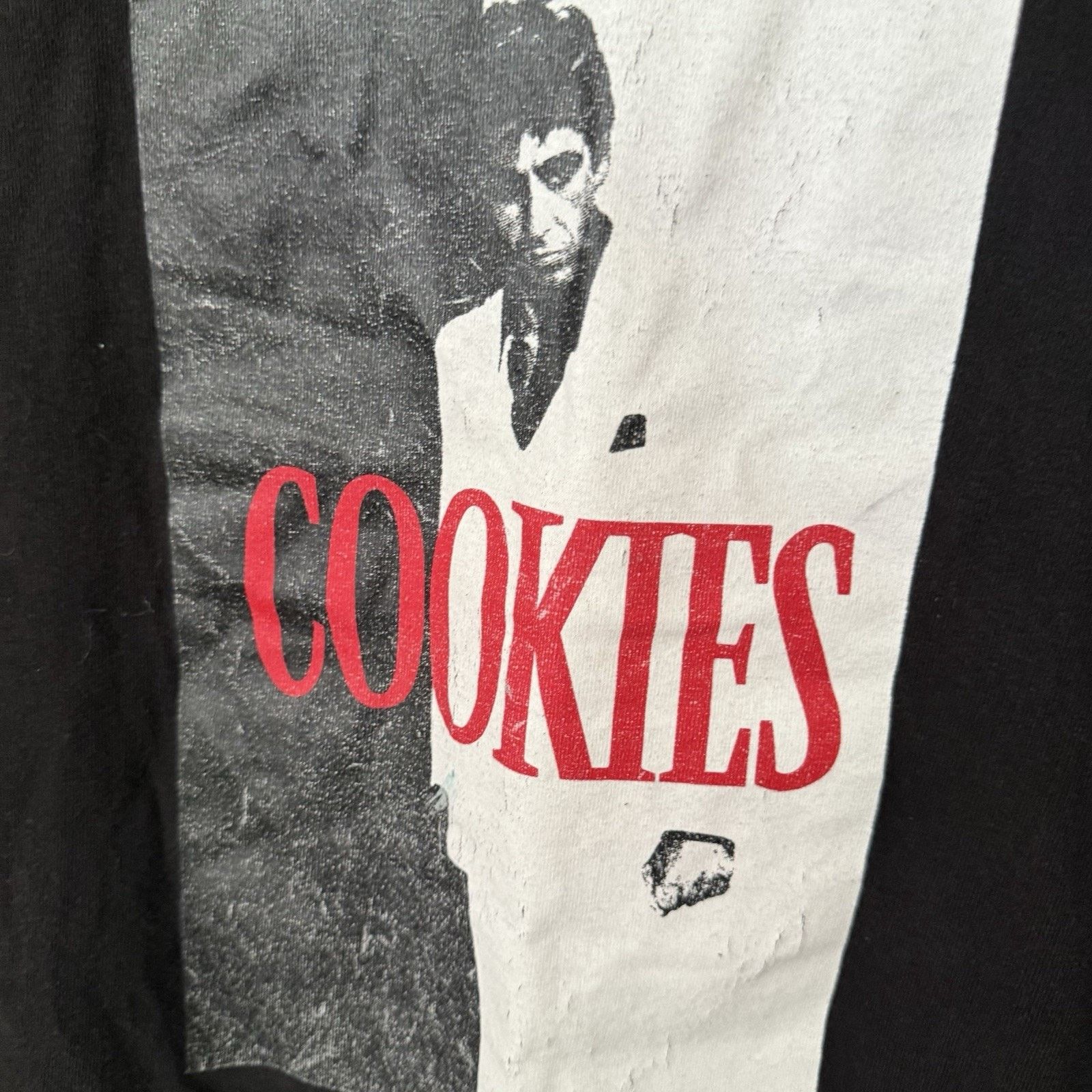 Cookies Scarface X Cookies Tony Montana 80’s Crime Drama T-Shirt Size US L / EU 52-54 / 3 - 4 Thumbnail