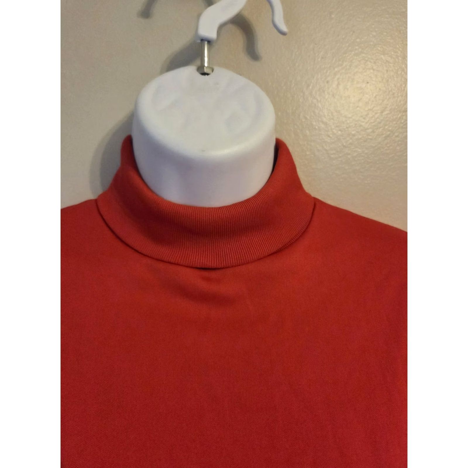Vintage VINTAGE Montgomery Ward Red Turtleneck Shirt Womens L Long Sleeve Top 1970s Size L / US 10 / IT 46 - 2 Thumbnail