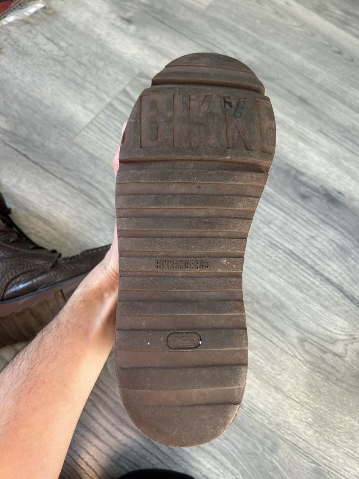 Dirk Bikkembergs Bikkembergs Brown Leather Moc Toe Boots EU 42 Size US 9 / EU 42 - 5 Thumbnail
