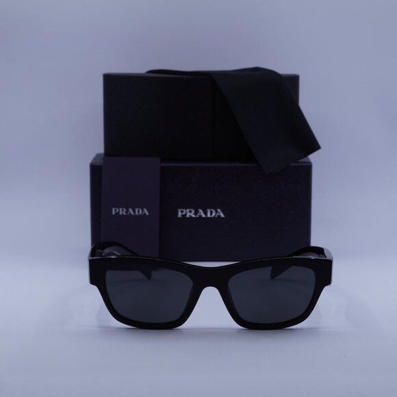 Prada Prada PRB09S 16K08Z Sunglasses Black Butterfly Frame Size ONE SIZE - 11 Thumbnail