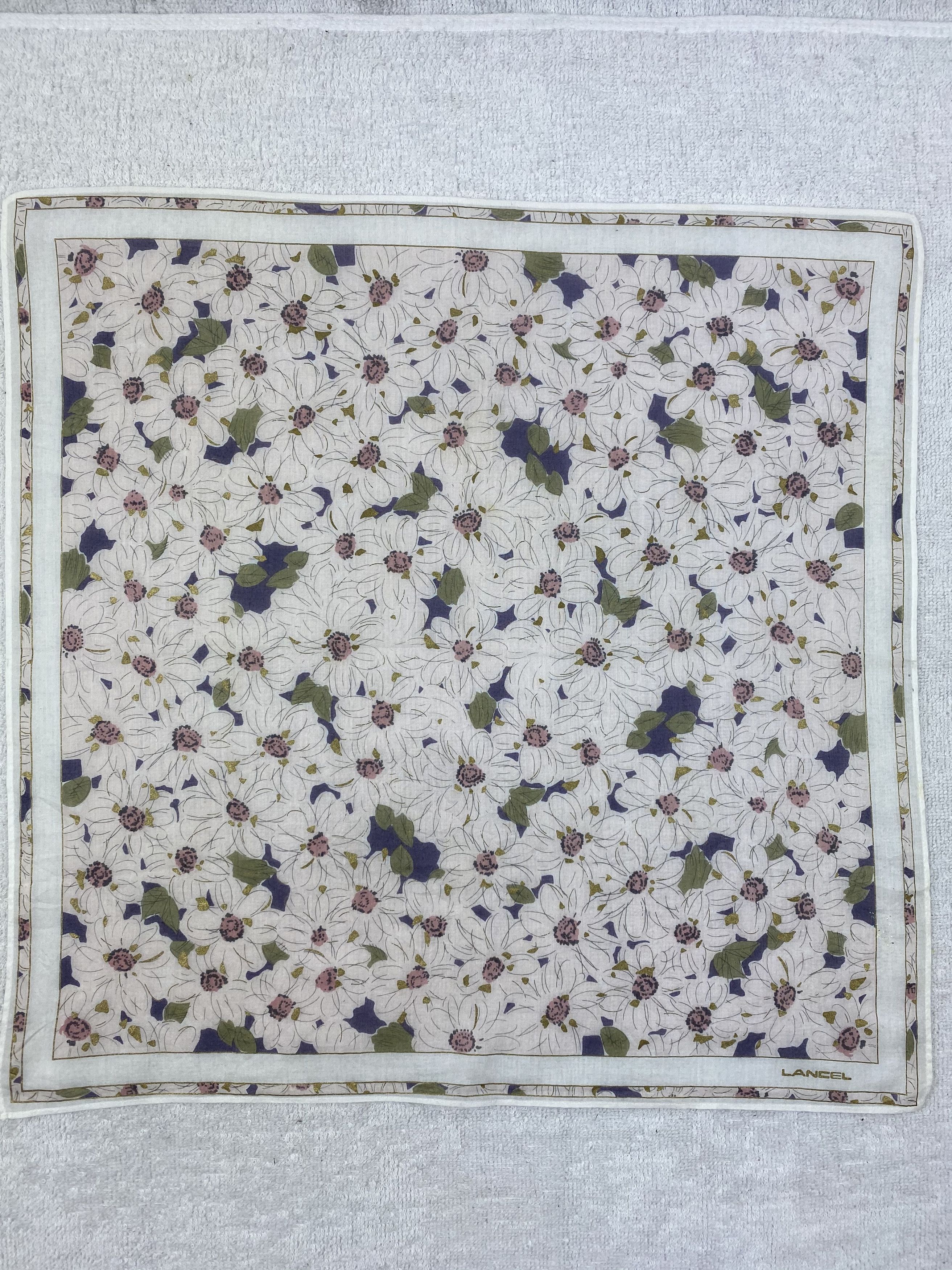 Lancel × Vintage Lancel Handkerchief / Bandana / Neckerchief Size ONE SIZE - 3 Thumbnail