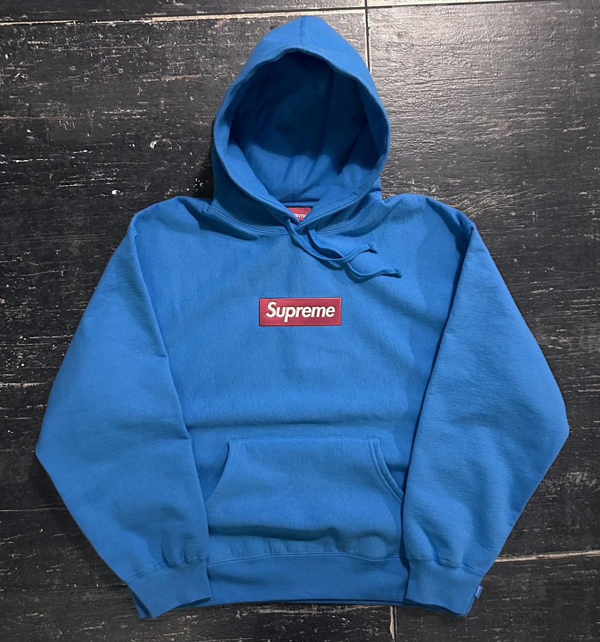Supreme Supreme Cyan Box Logo | Grailed