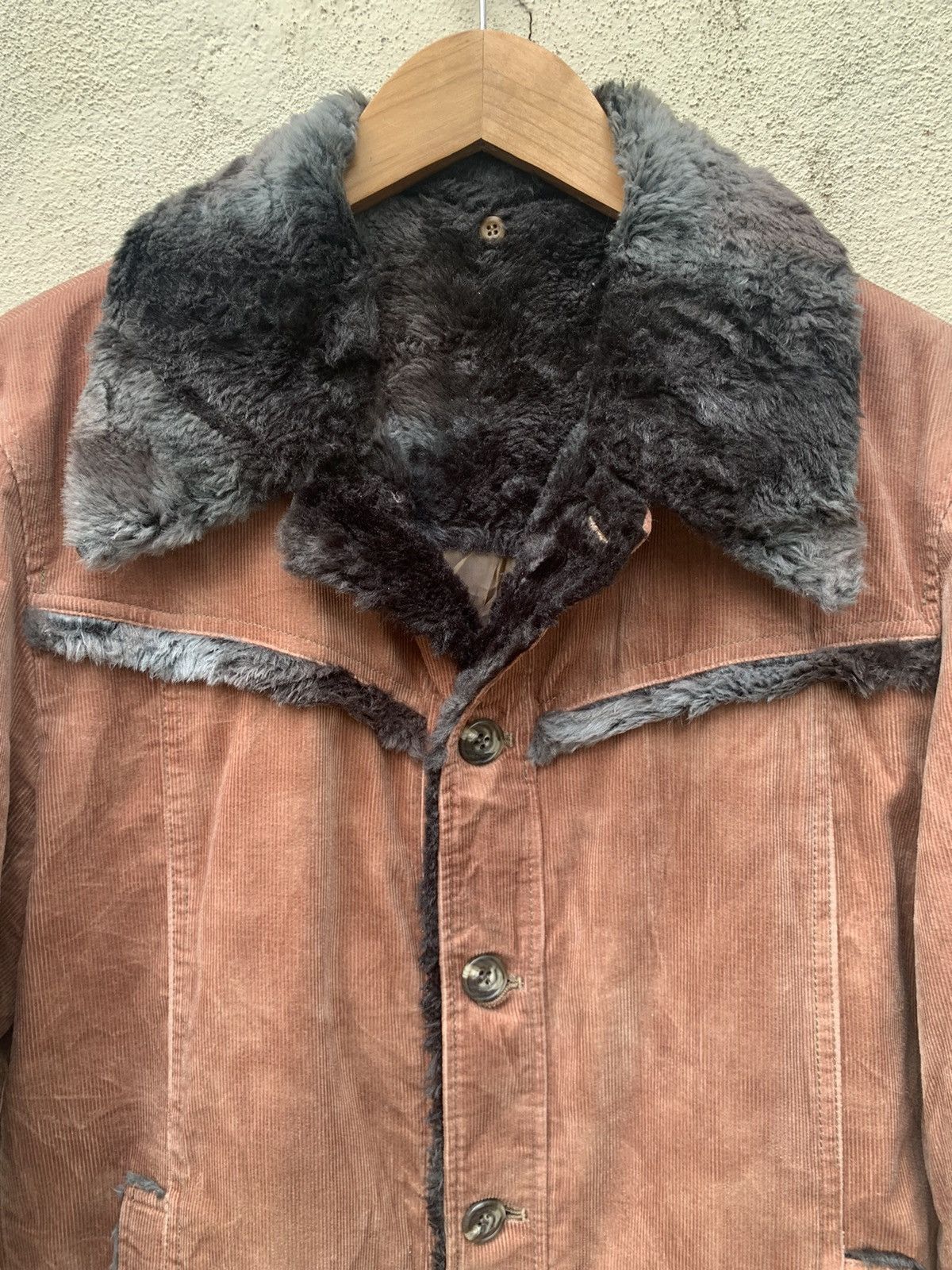Tornado Mart Velour Corduroy Faux Fur