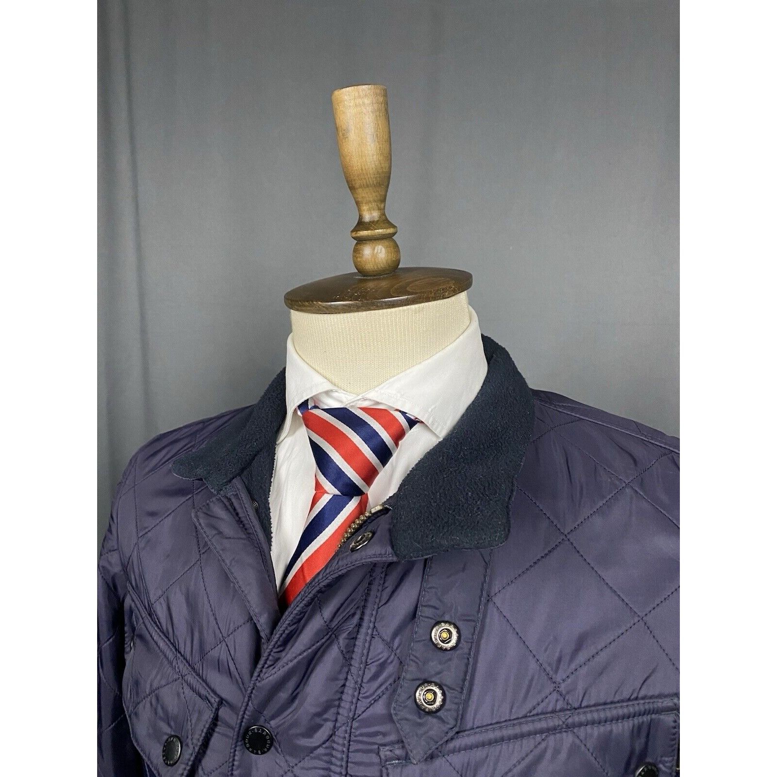 Barbour Barbour International Ariel Polarquilt Mens' Blue Quilted In Size US S / EU 44-46 / 1 - 5 Thumbnail