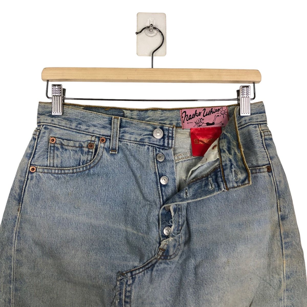 Levi's 🔥RARE VINTGE MINI SKIRT LEVI’S USA DENIM Size 28" / US 6 / IT 42 - 8 Thumbnail