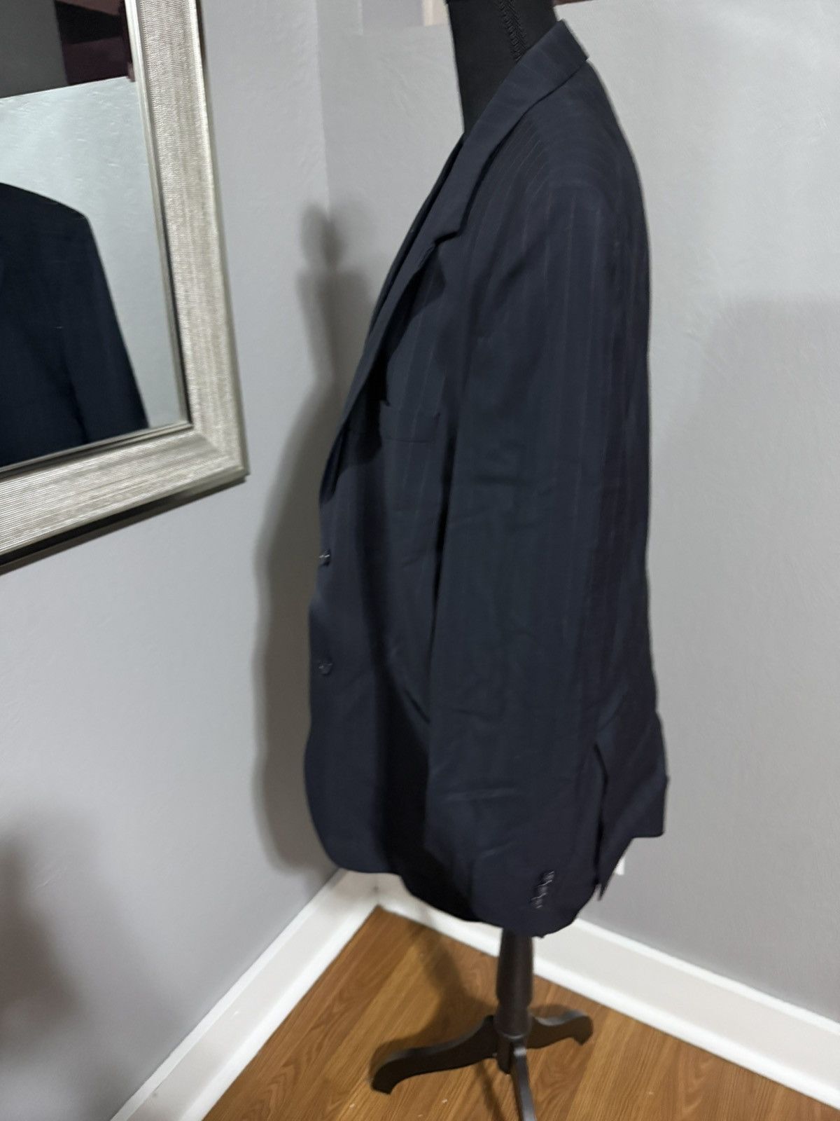 Other Cesarani Lanificio Tessuti Wool Pinstriped Blazer 42R x 36W. Size 42R - 2 Thumbnail