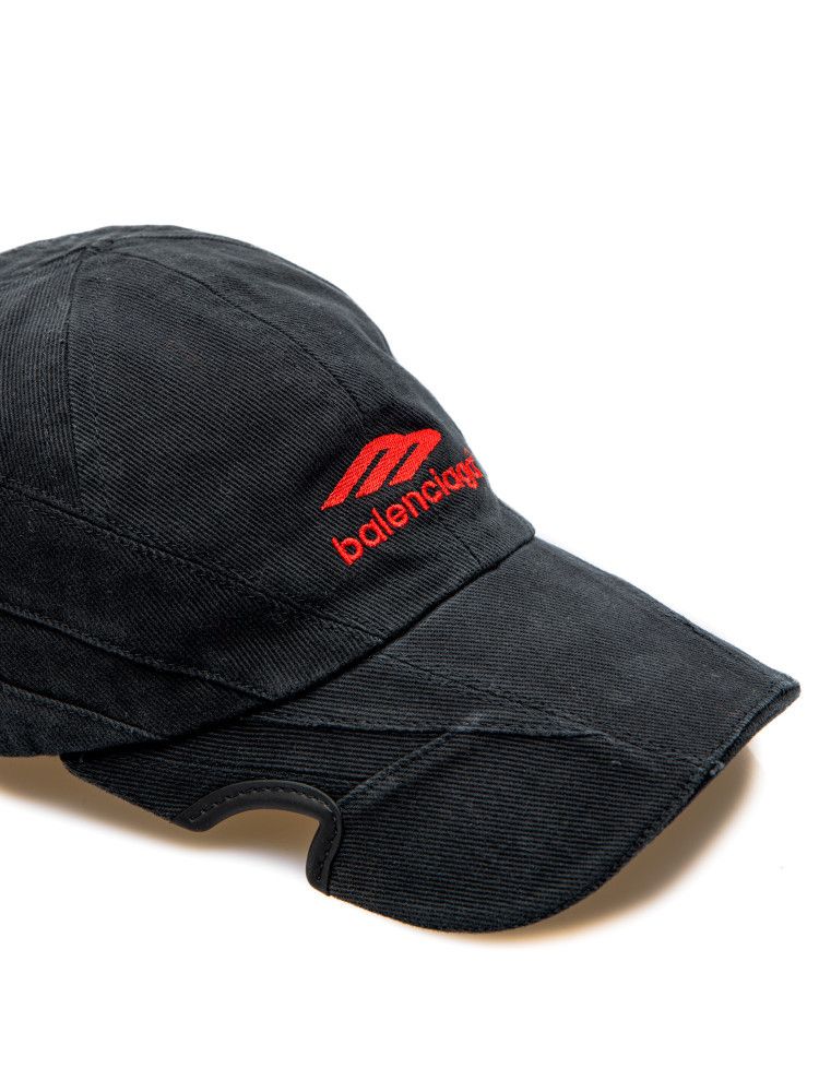 Balenciaga o1in1g1024 Size : L / 3B Sports Icon Tracksuit Cap in Black Size ONE SIZE - 5 Thumbnail