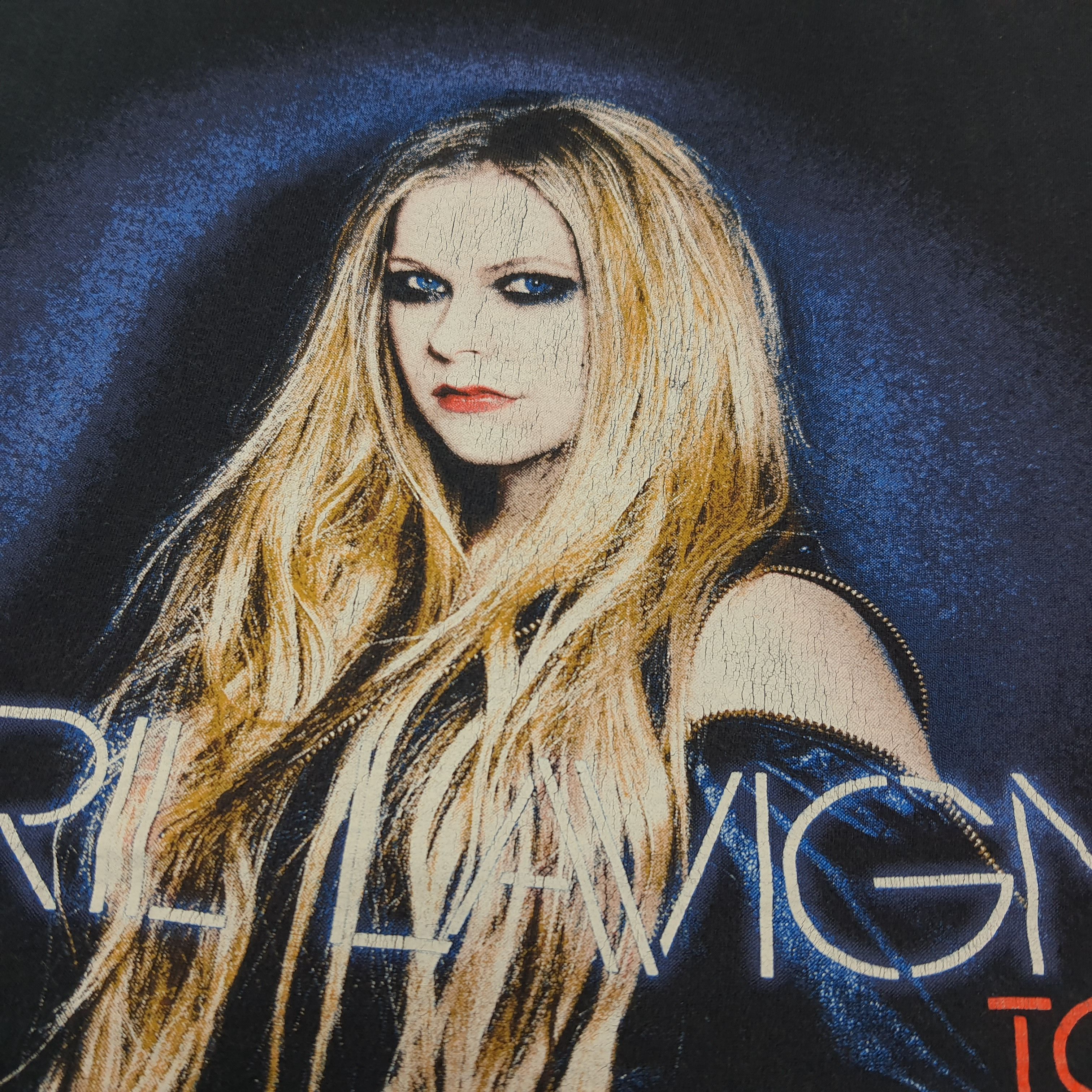 Band Tees Vintage The Avril Lavigne Tour 2014 Graphic Tee C301N46 Size US M / EU 48-50 / 2 - 3 Thumbnail