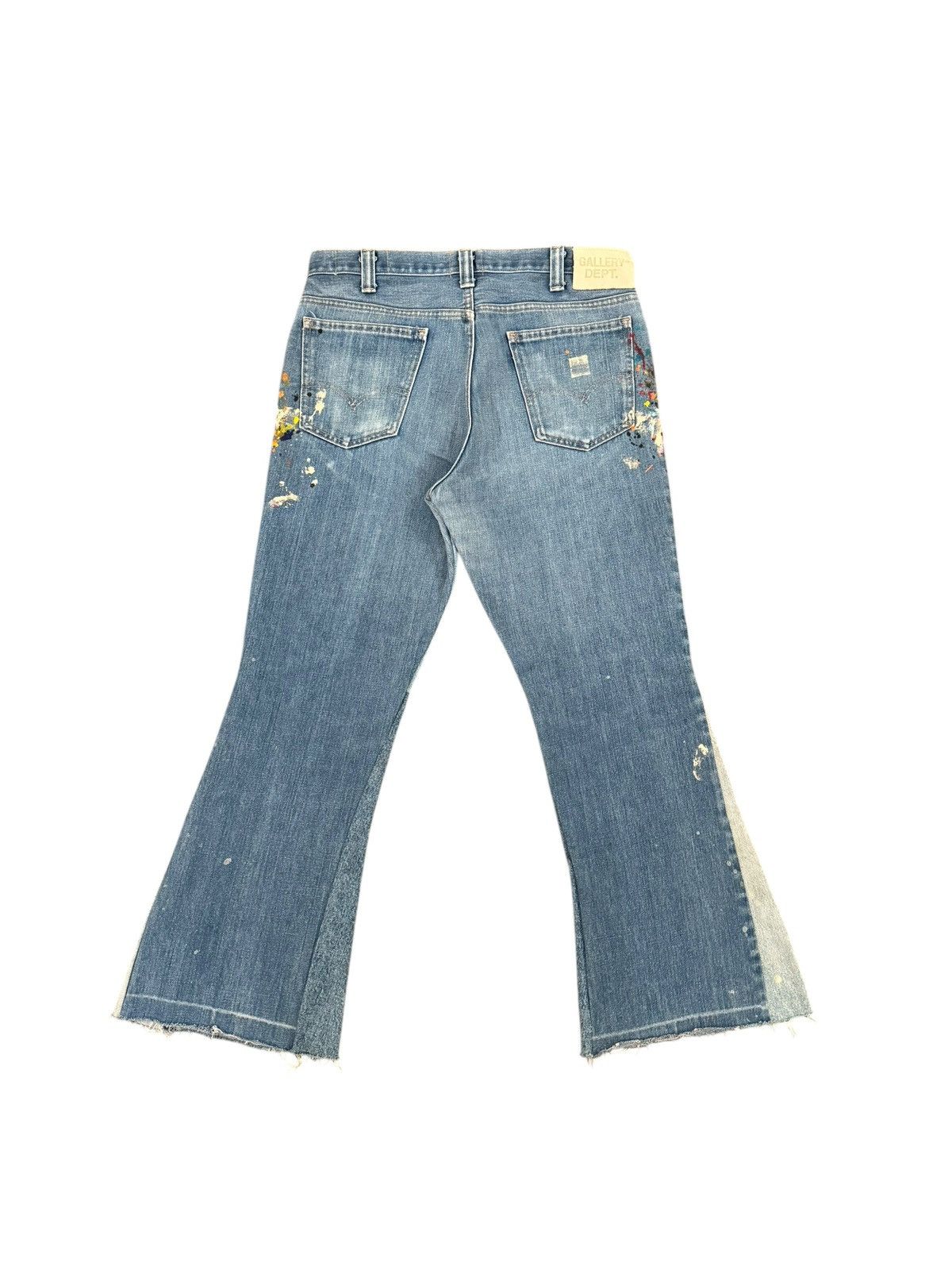 Gallery Dept. Carpenter LA Flare Painted Levi’s Denim Jeans Size US 34 / EU 50 - 2 Thumbnail