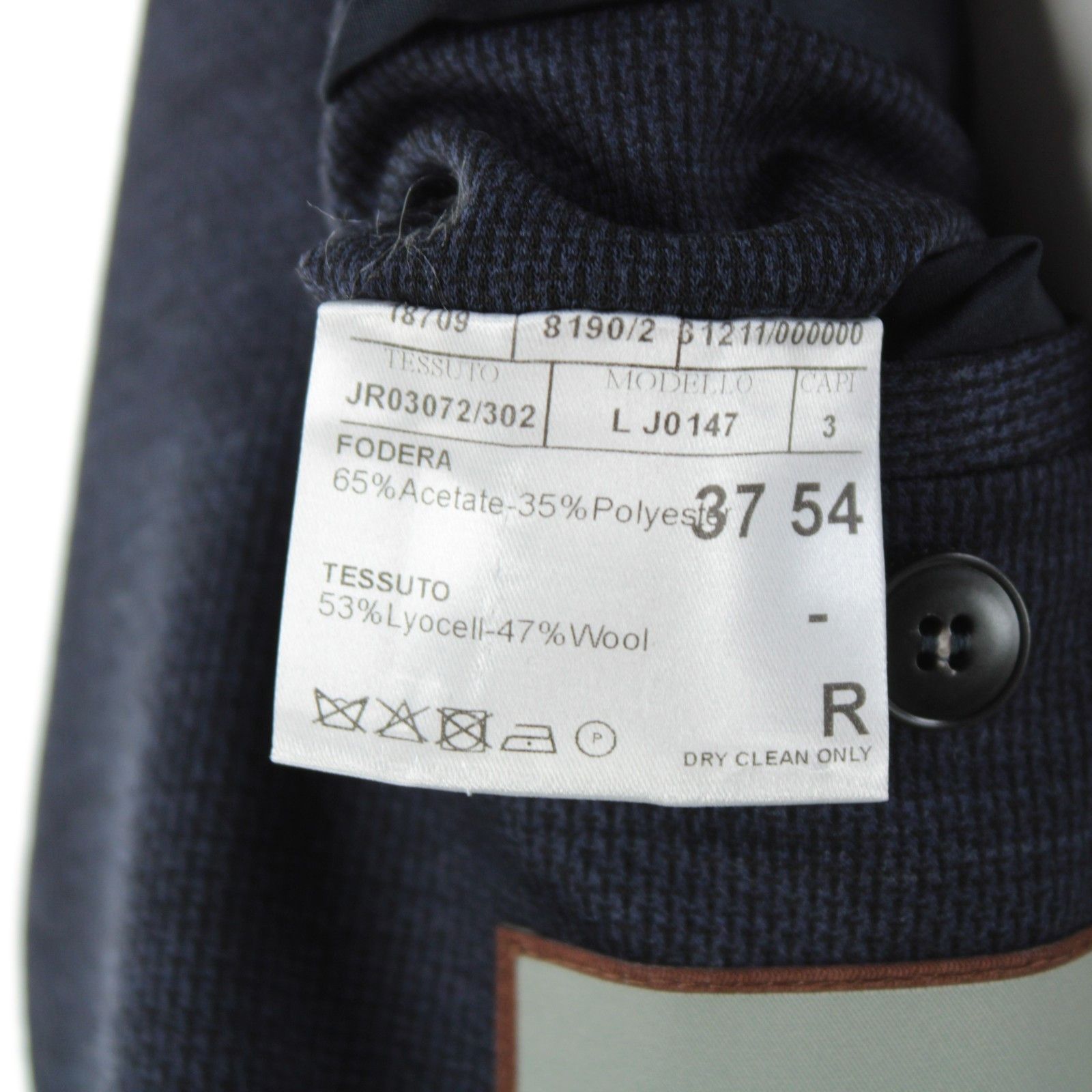 Canali Canali Sport Coat Size 44 Regular US in Blue Size 44R - 8 Thumbnail