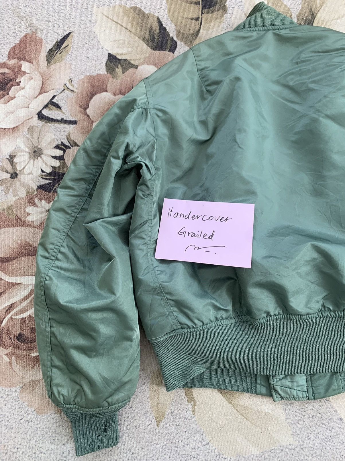 Vintage Vintage MA-1 Usaf Military Bomber Jacket Zip Ideal Usa Size US M / EU 48-50 / 2 - 12 Thumbnail