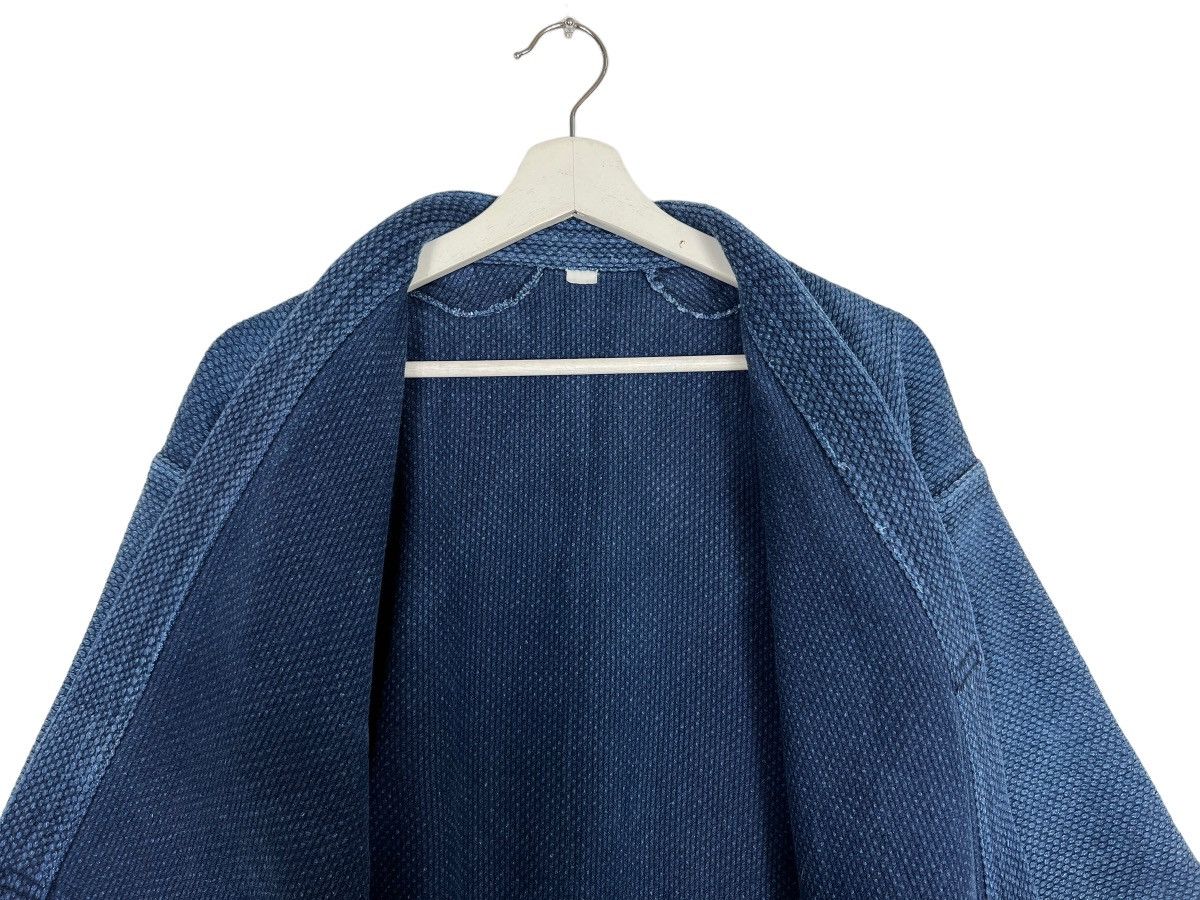 Indigo × Japanese Brand 🔥 1960s VINTAGE INDIGO KENDO KIMONO CARDIGAN Size US M / EU 48-50 / 2 - 11 Thumbnail