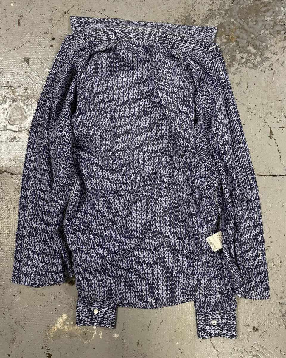 Maison Margiela 2000s Maison Martin Margiela Blue Abstract Shirt Size US M / EU 48-50 / 2 - 5 Thumbnail