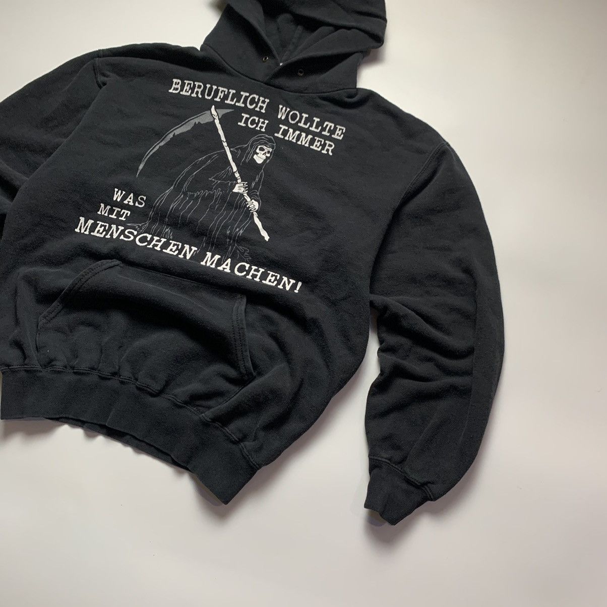 Vintage Vintage Y2K Affliction Grim Reaper Hoodie Size US M / EU 48-50 / 2 - 4 Thumbnail