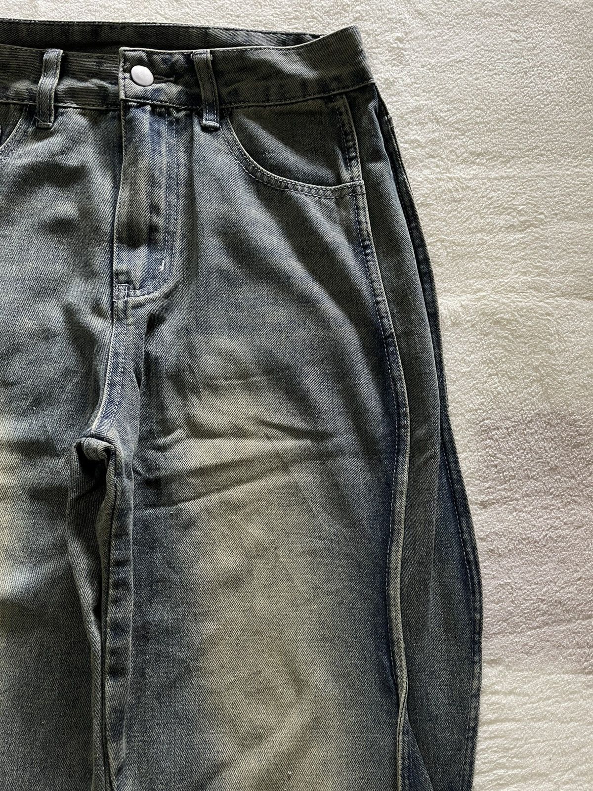 Japanese Brand Vintage Dazy Baggy Mudwash Faded Denim Jeans Size US 28 / EU 44 - 4 Thumbnail